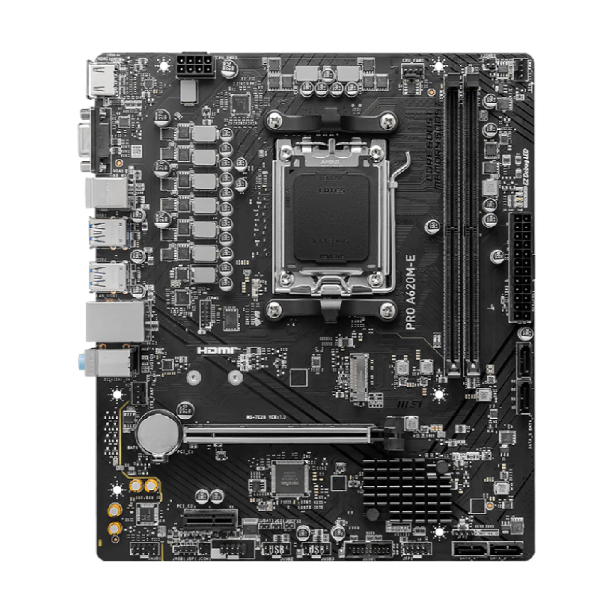 Купити Материнська плата MSI PRO A620M-E - фото 2