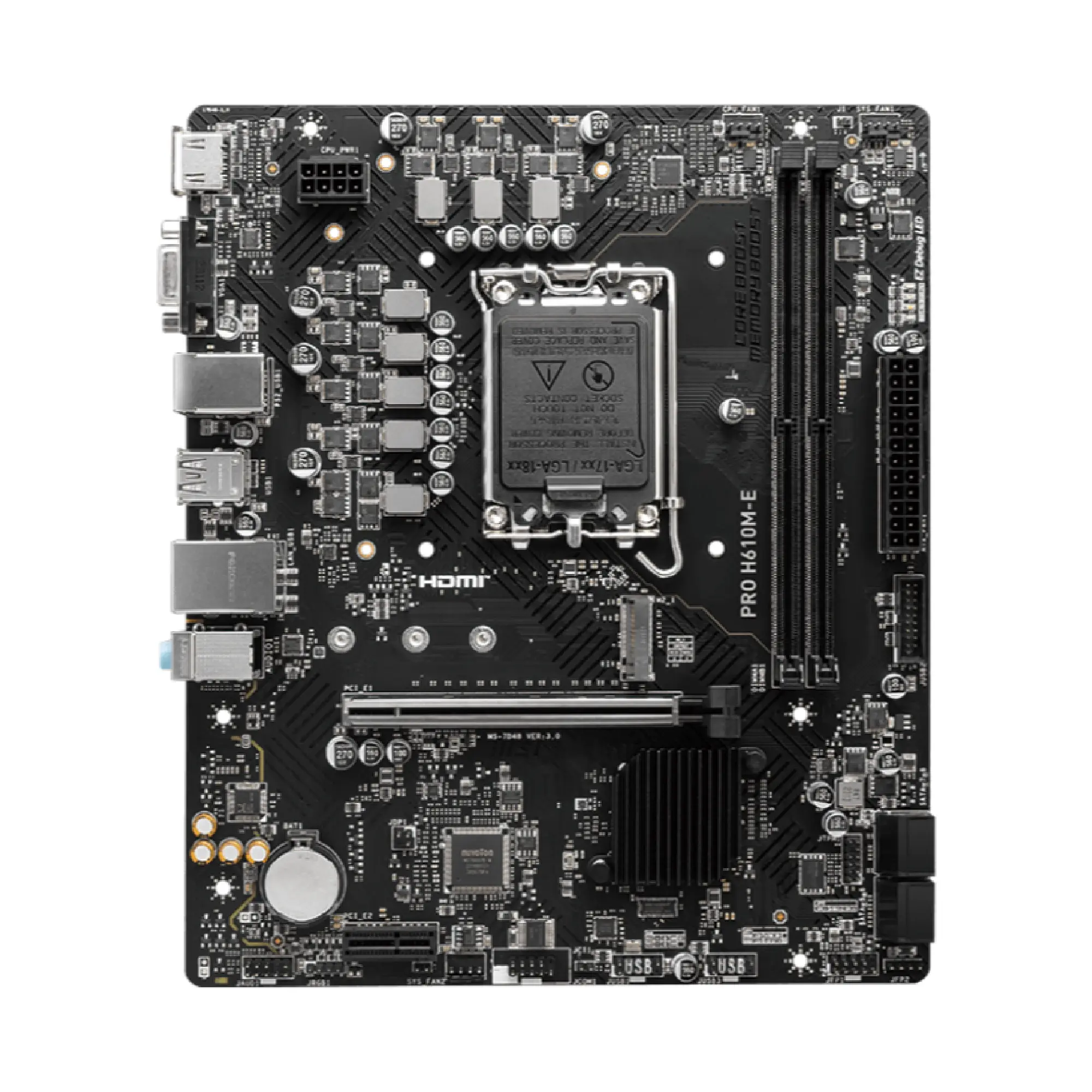 Купить Материнская плата MSI PRO H610M-E - фото 2