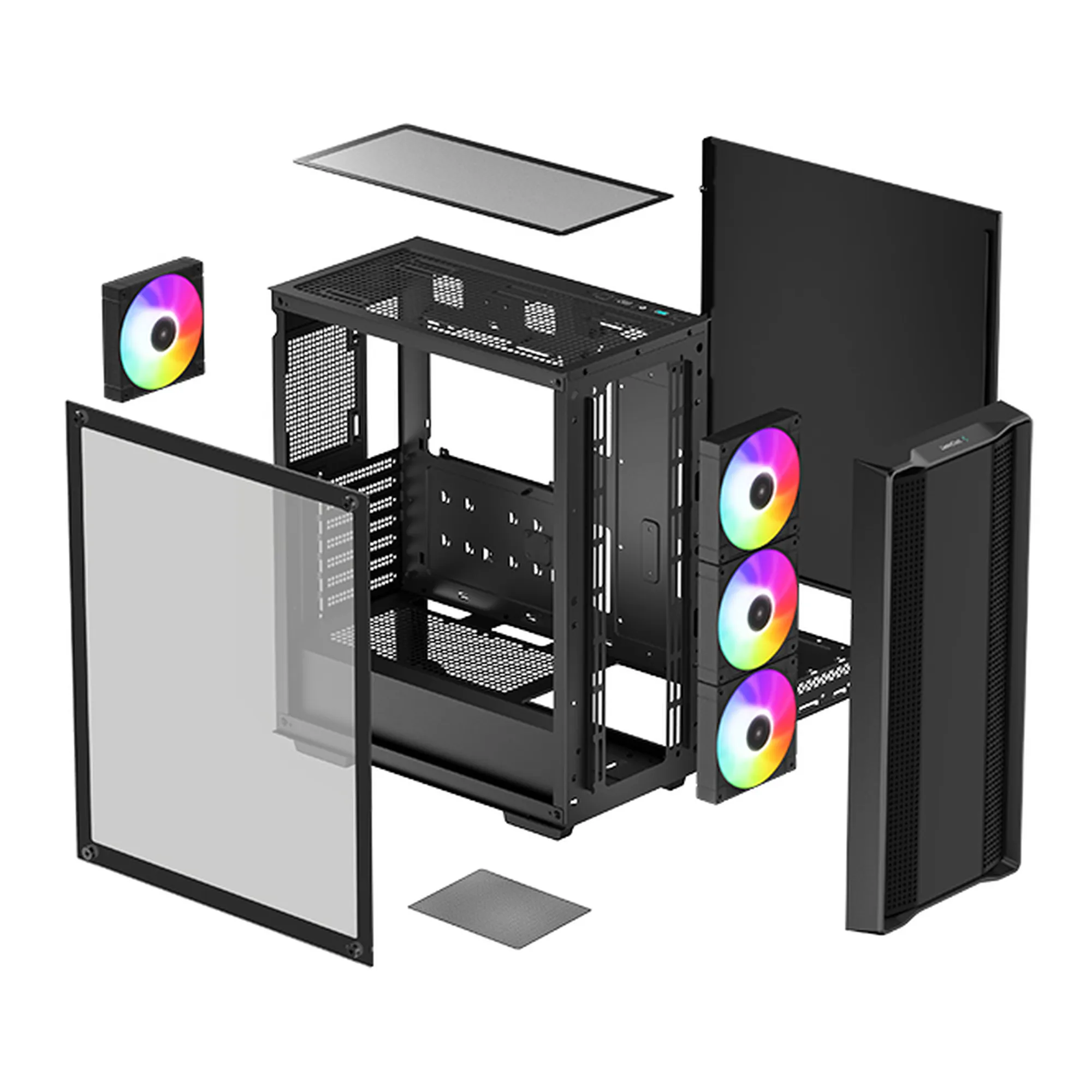 Купить Корпус DeepCool CC560 ARGB V2 Black (R-CC560-BKTAA4-G-2) - фото 11