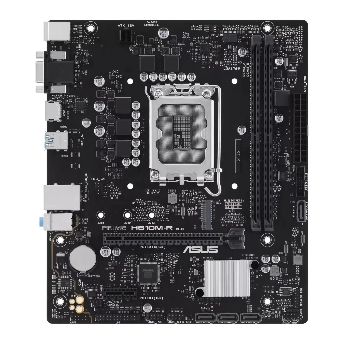Купити Материнська плата ASUS PRIME H610M-R-SI - фото 1