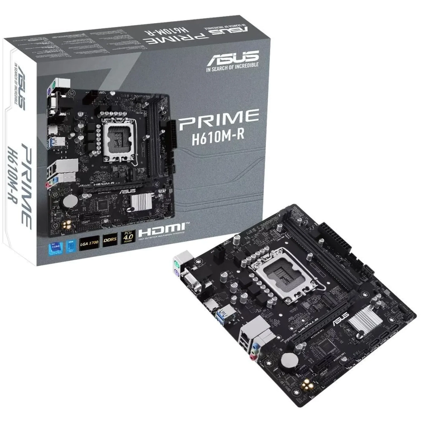 Купити Материнська плата ASUS PRIME H610M-R-SI - фото 1