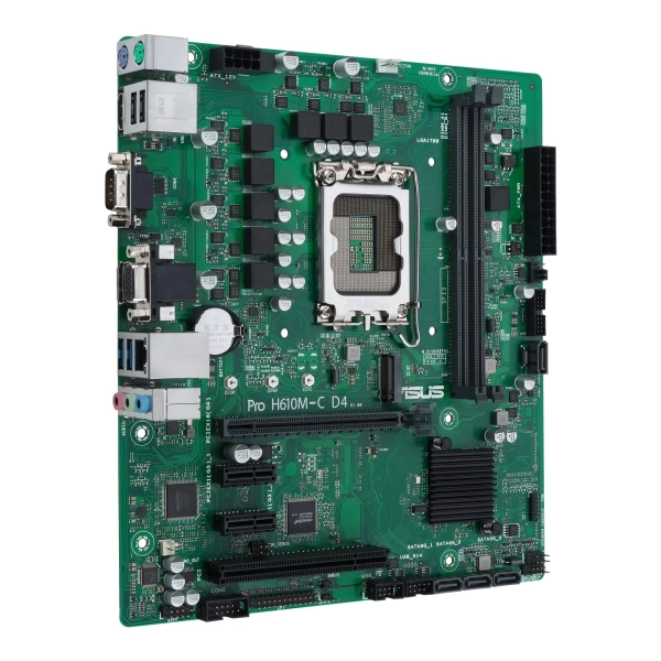 Купить Материнская плата ASUS PRO H610M-C D4-CSM - фото 2