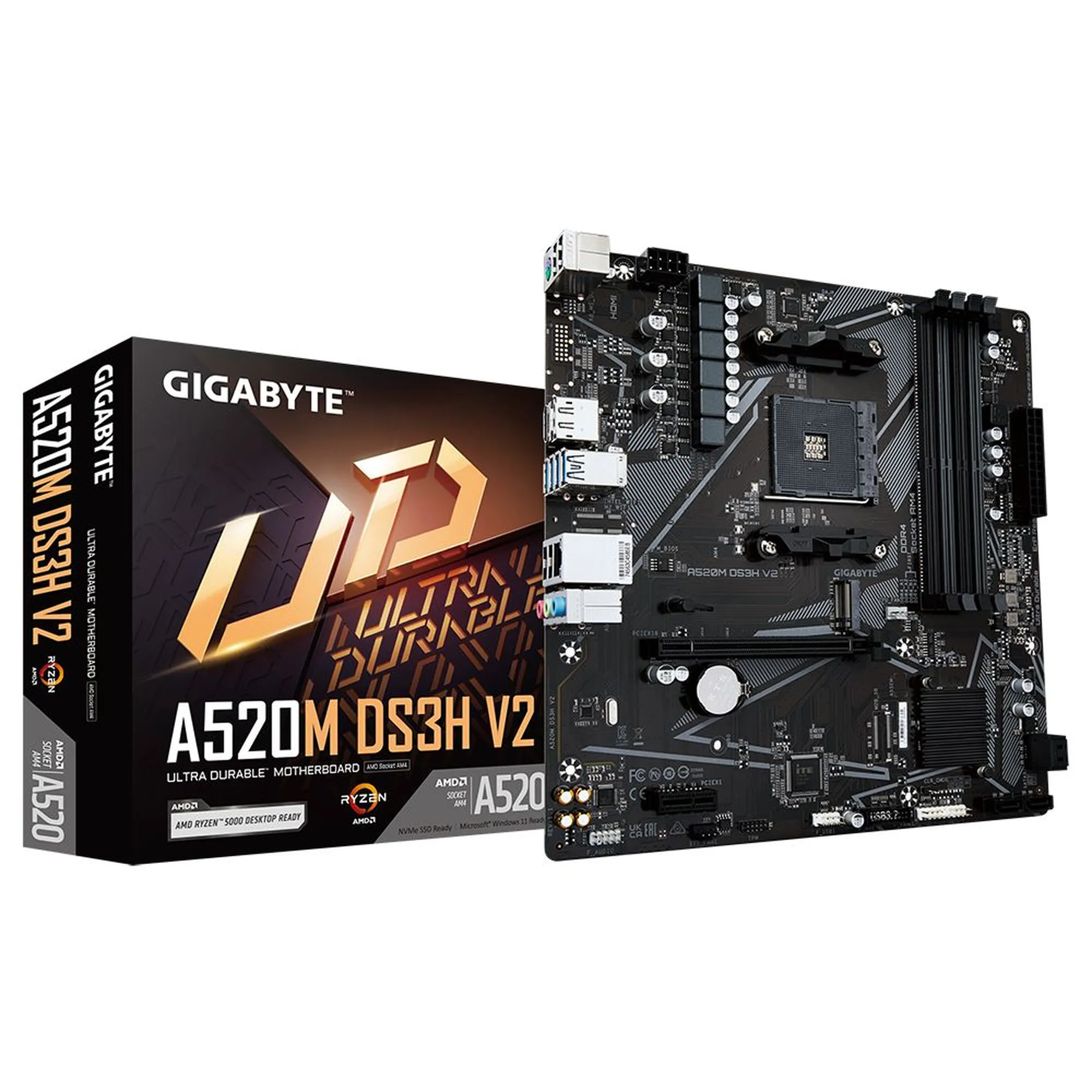 Купить Материнская плата GIGABYTE A520M DS3H V2 - фото 5