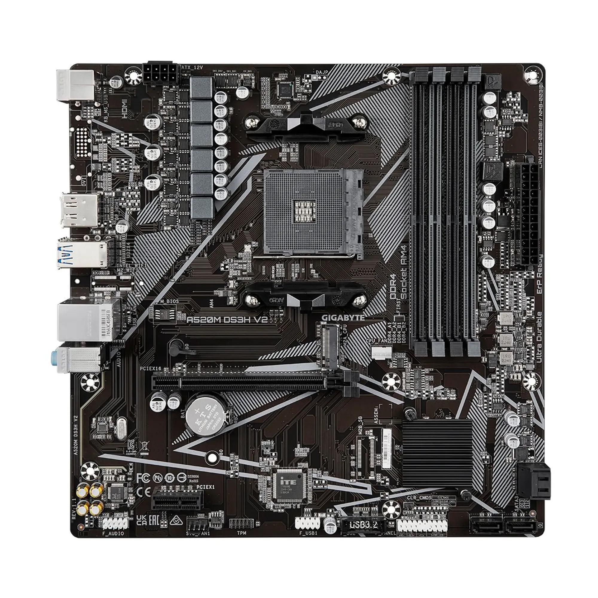 Купить Материнская плата GIGABYTE A520M DS3H V2 - фото 1