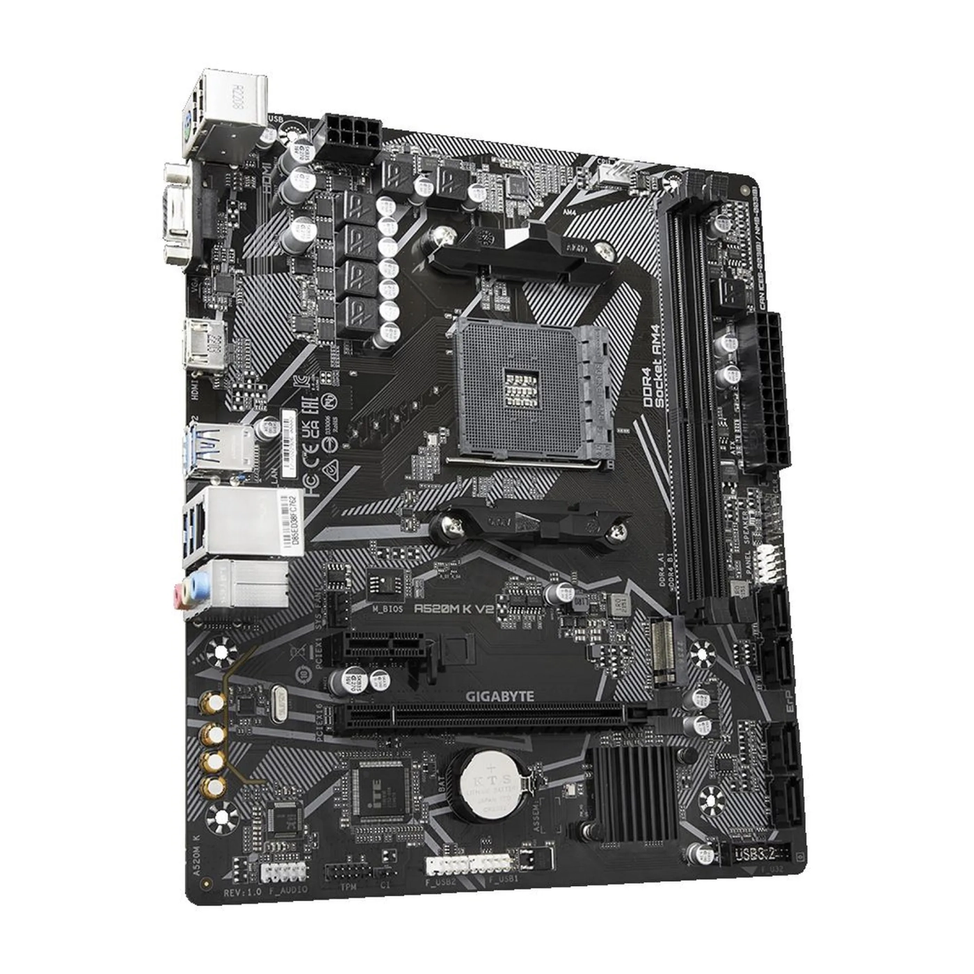 Купити Материнська плата GIGABYTE A520M K V2 - фото 2