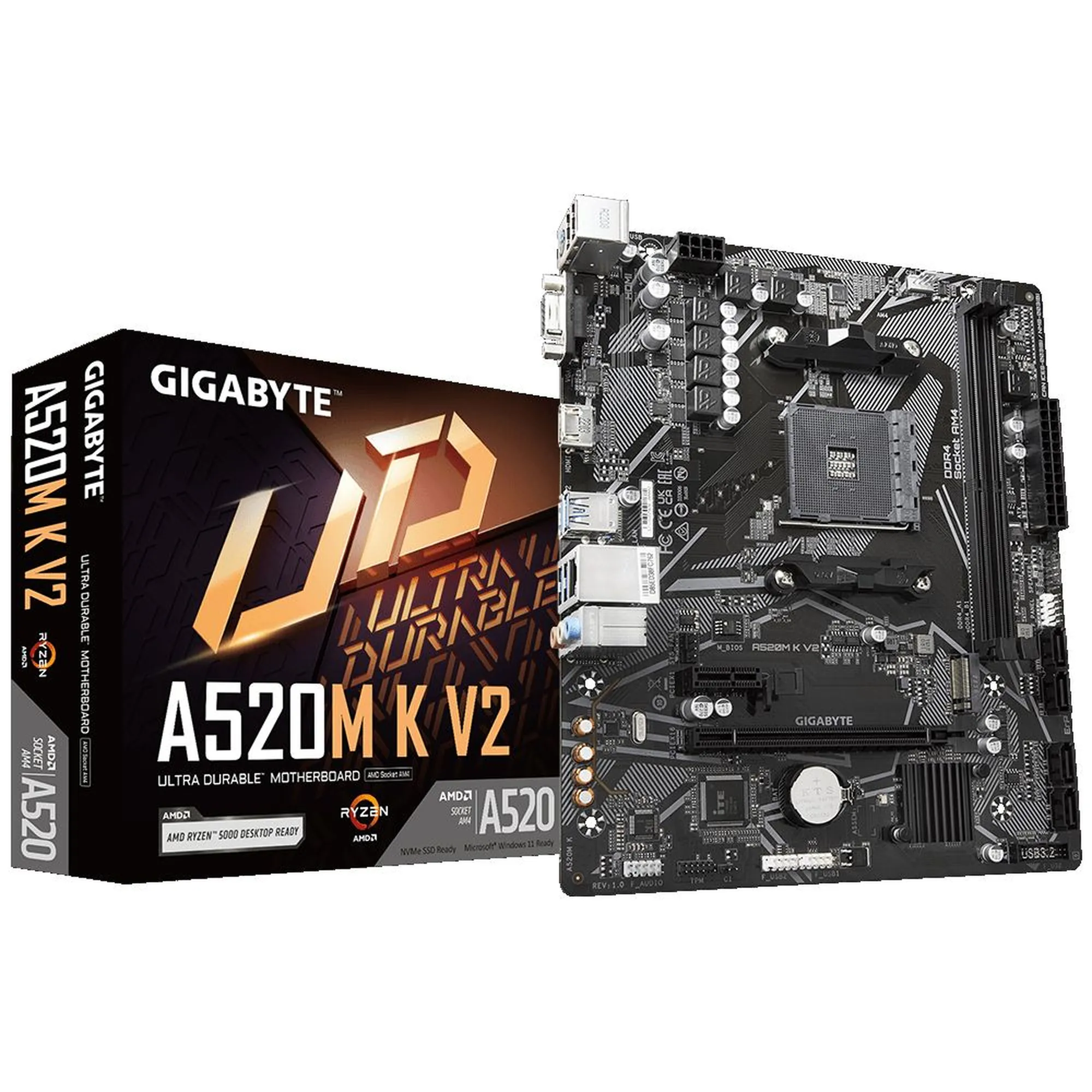 Купити Материнська плата GIGABYTE A520M K V2 - фото 5