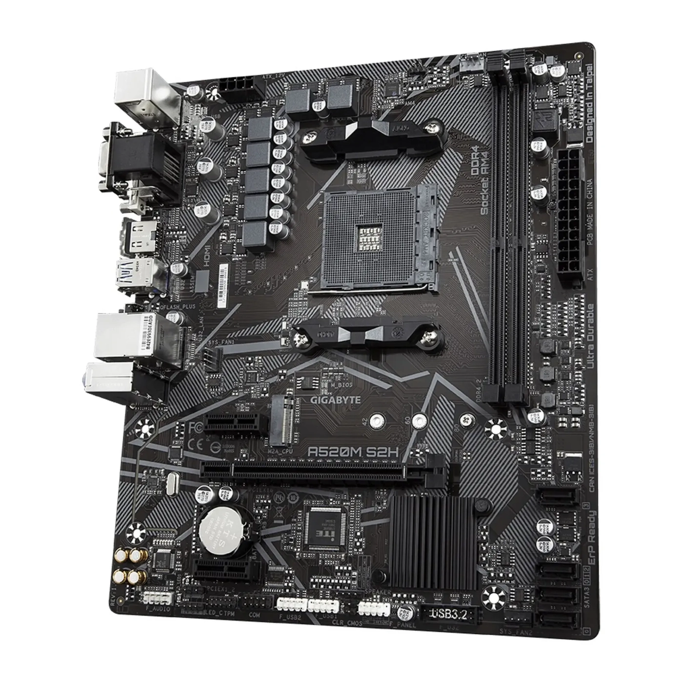 Купити Материнська плата GIGABYTE A520M S2H - фото 1