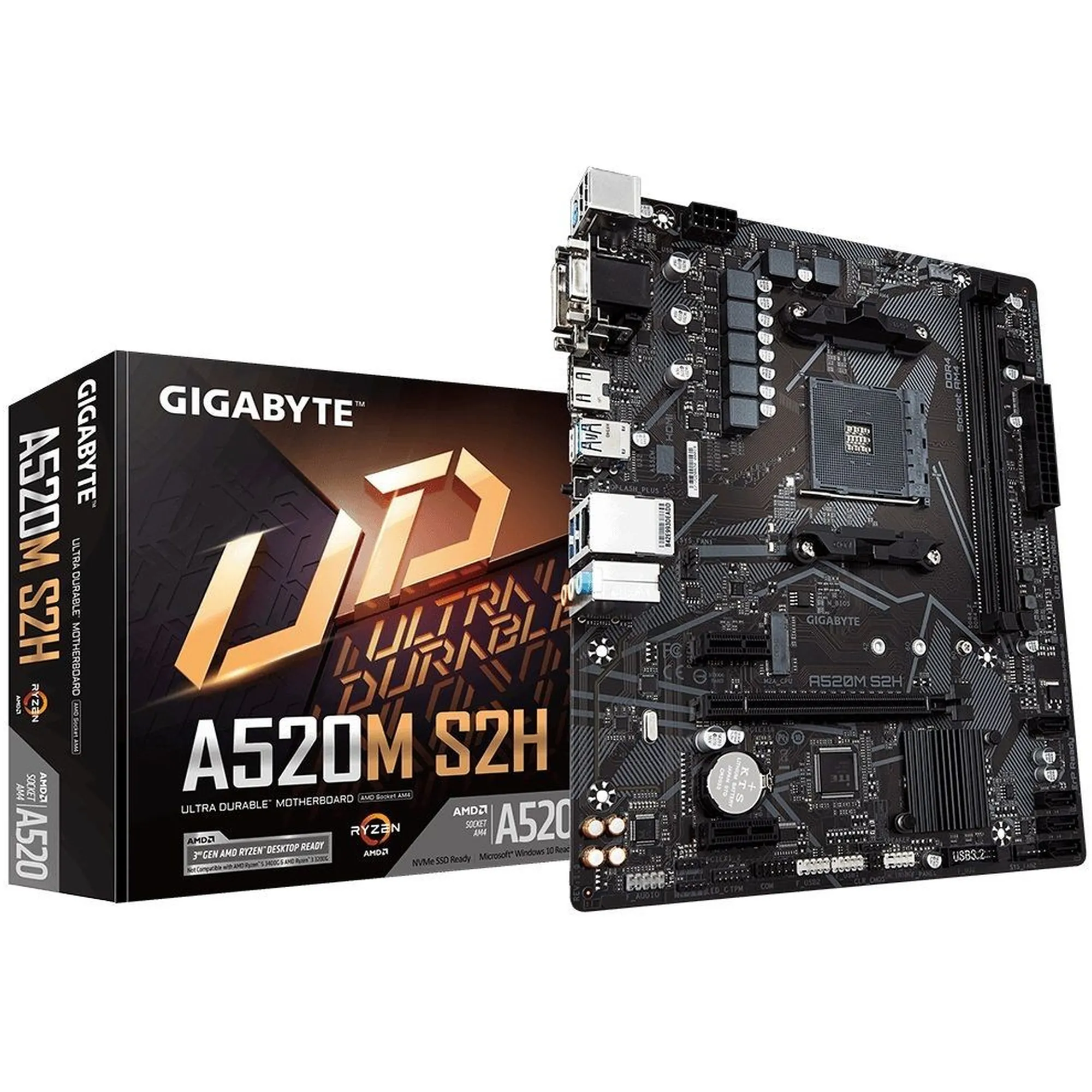 Купить Материнская плата GIGABYTE A520M S2H - фото 1