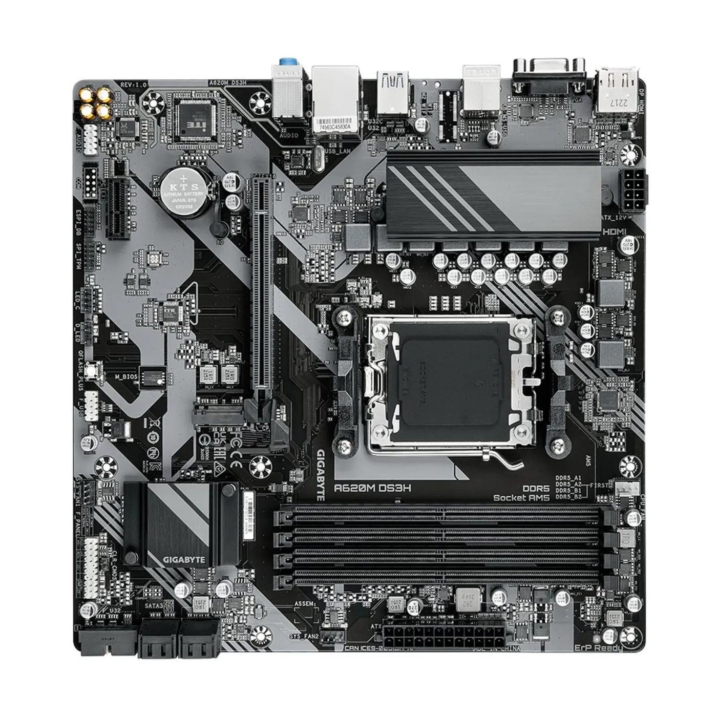 Купить Материнская плата GIGABYTE A620M DS3H - фото 3