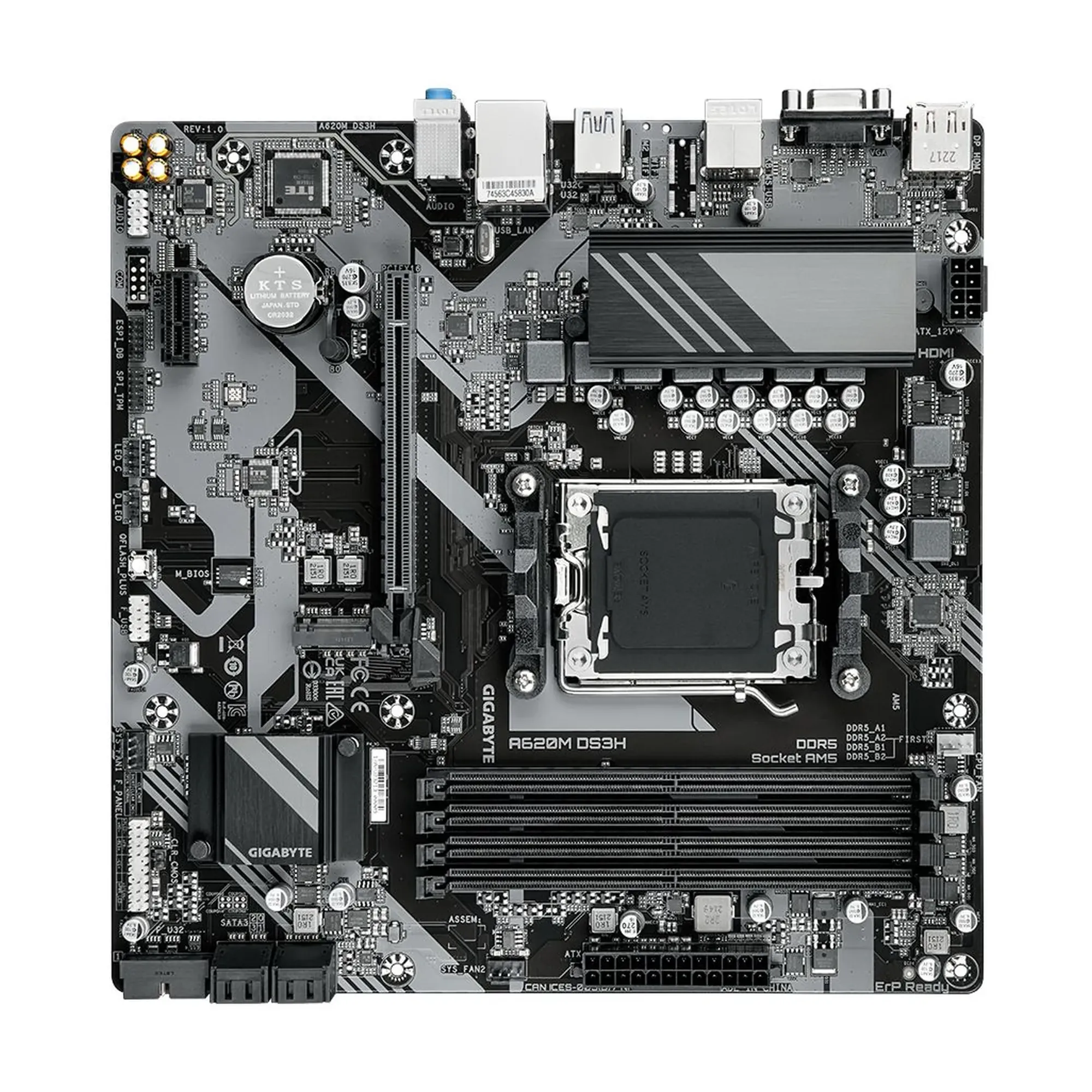 Купить Материнская плата GIGABYTE A620M DS3H - фото 3