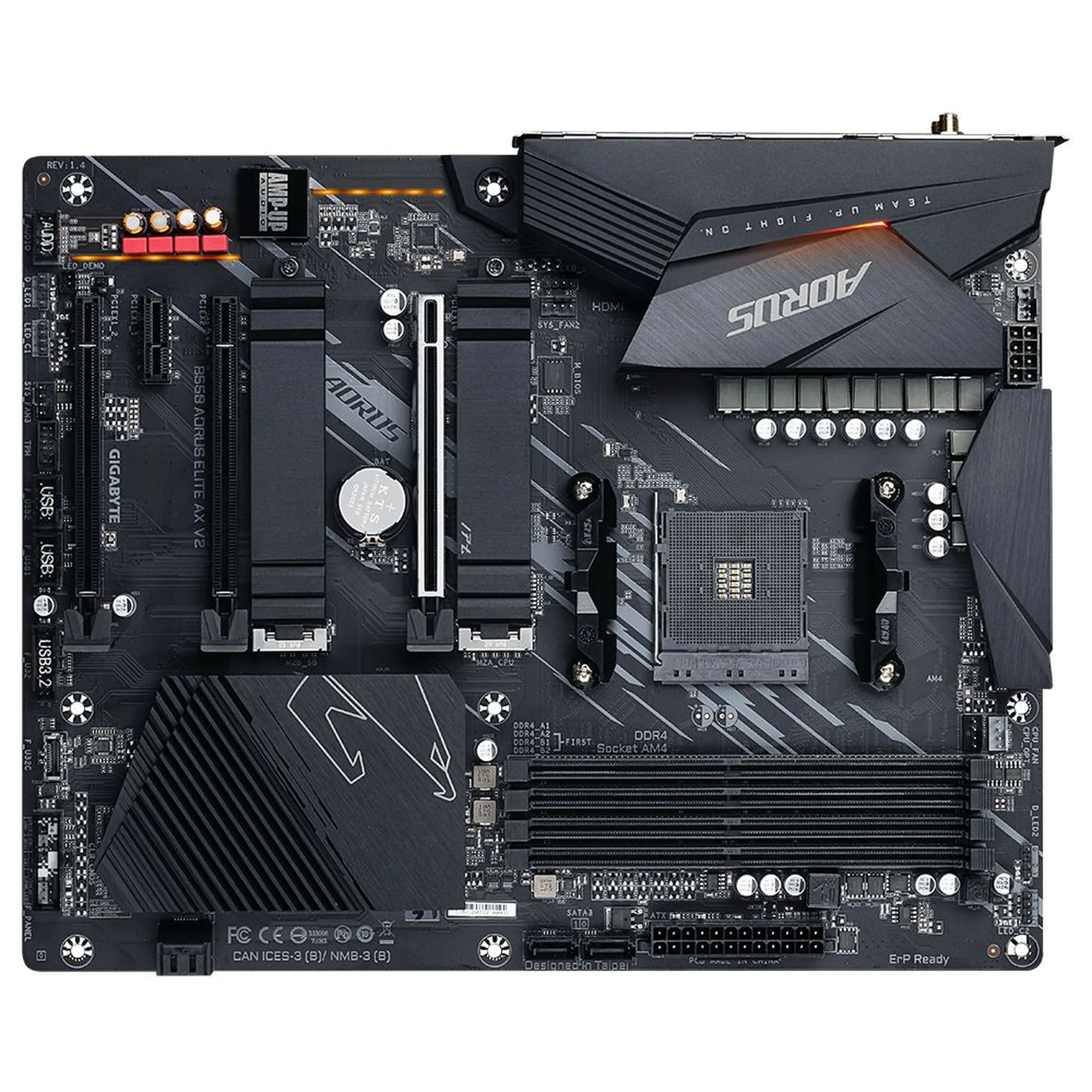 Купить Материнская плата GIGABYTE B550 AORUS ELITE AX V2 - фото 3