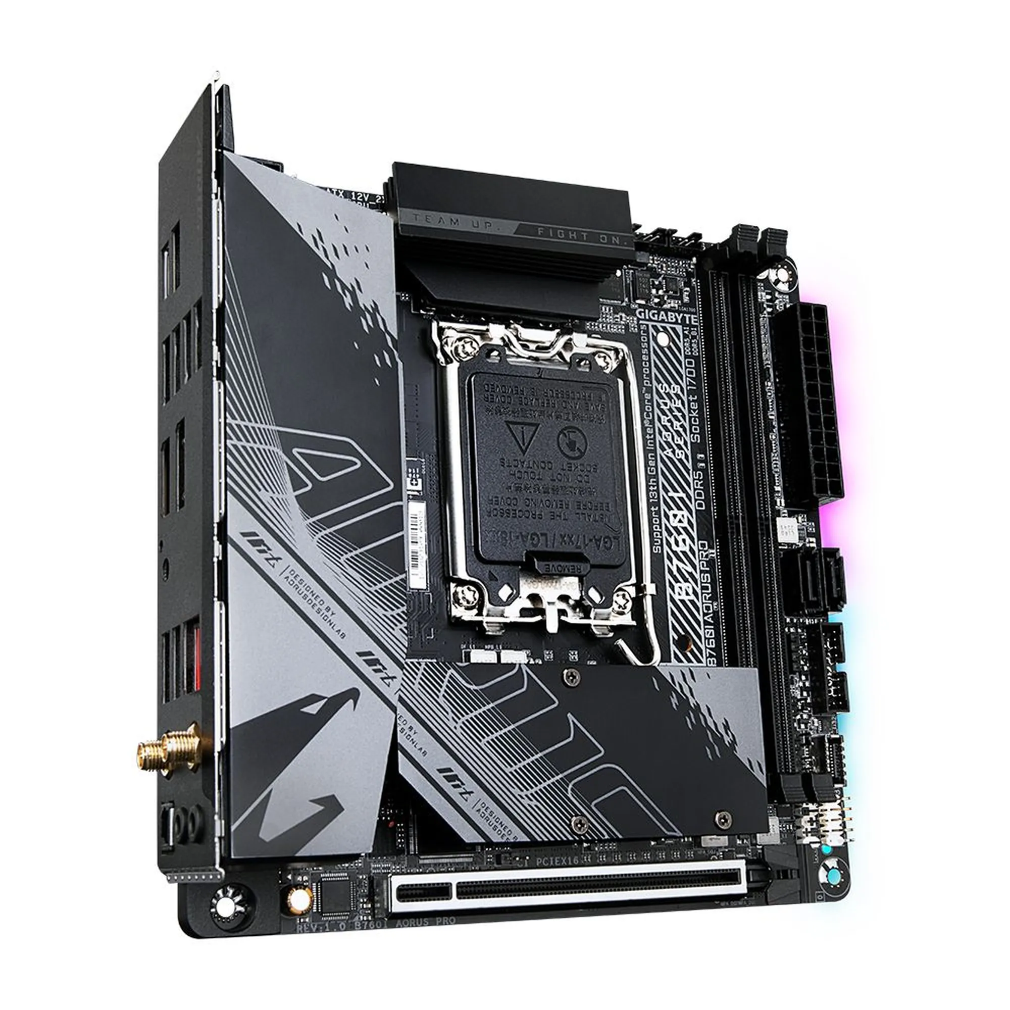Купити Материнська плата GIGABYTE B760I AORUS PRO - фото 2