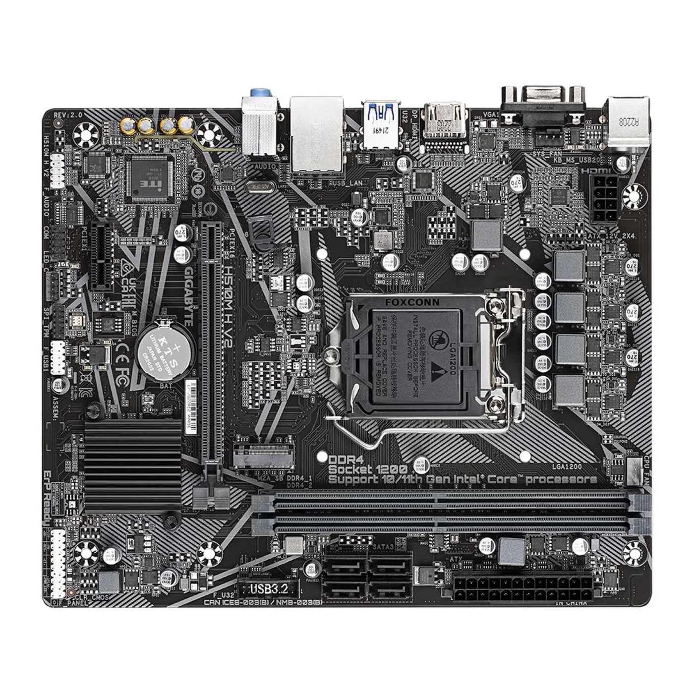 Купити Материнська плата GIGABYTE H510M H V2 - фото 3