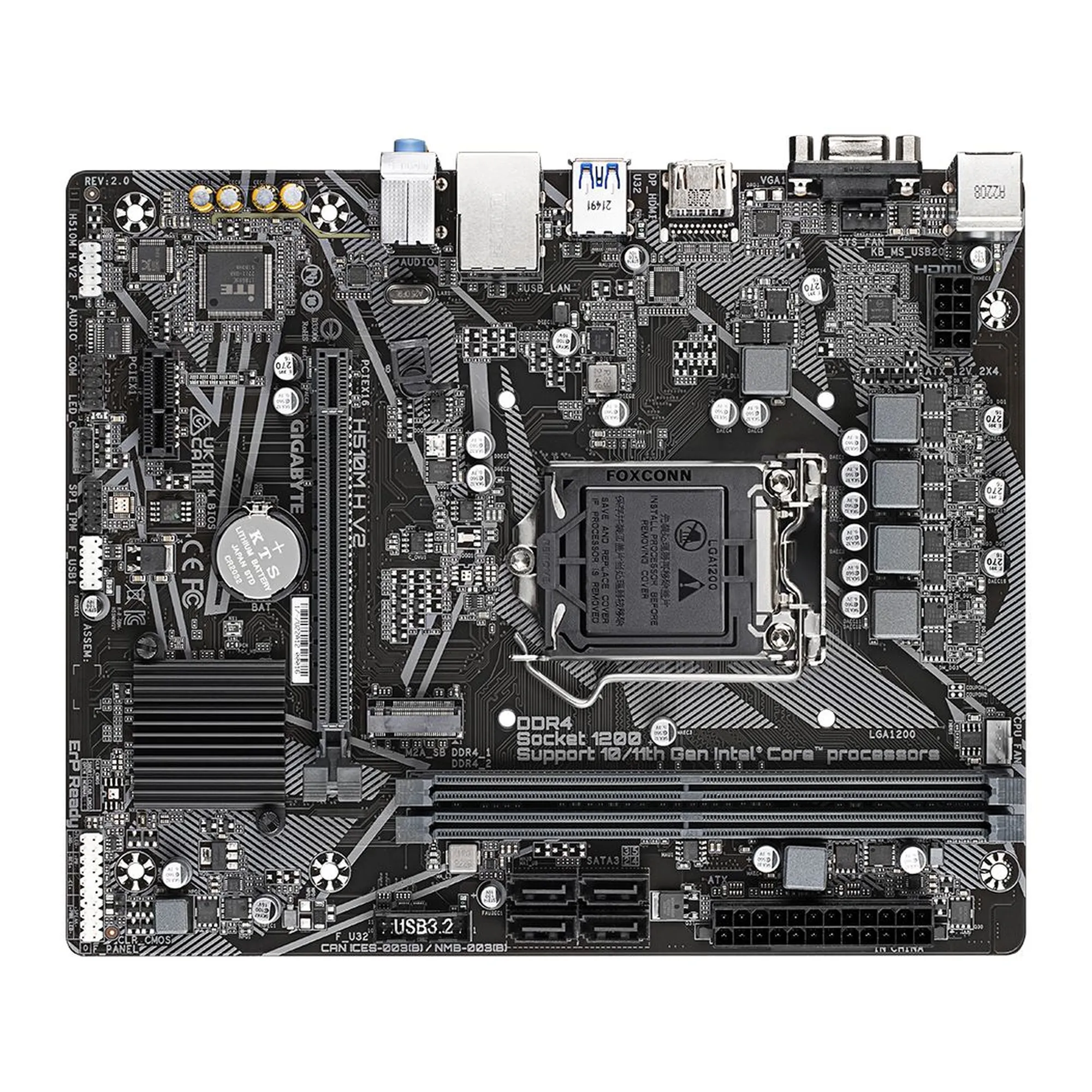 Купити Материнська плата GIGABYTE H510M H V2 - фото 3