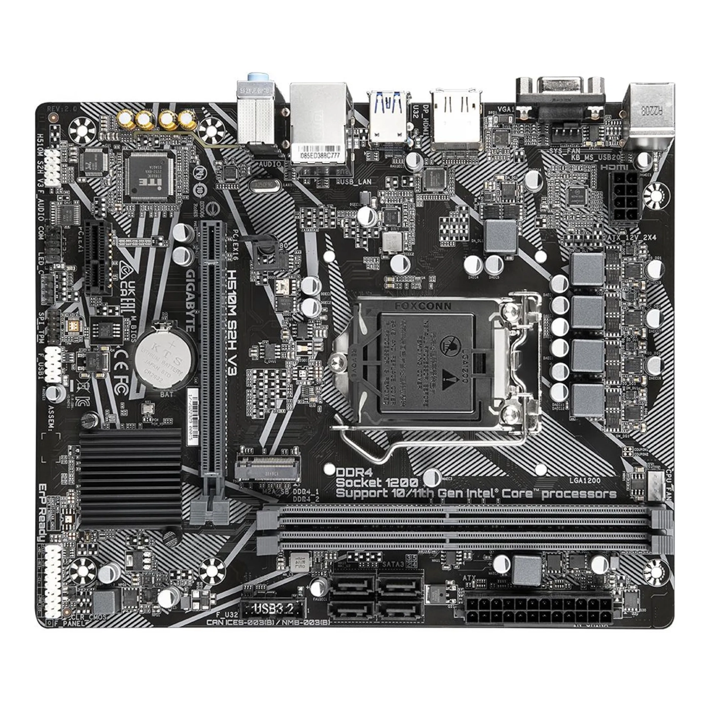 Купити Материнська плата GIGABYTE H510M S2H V3 - фото 3