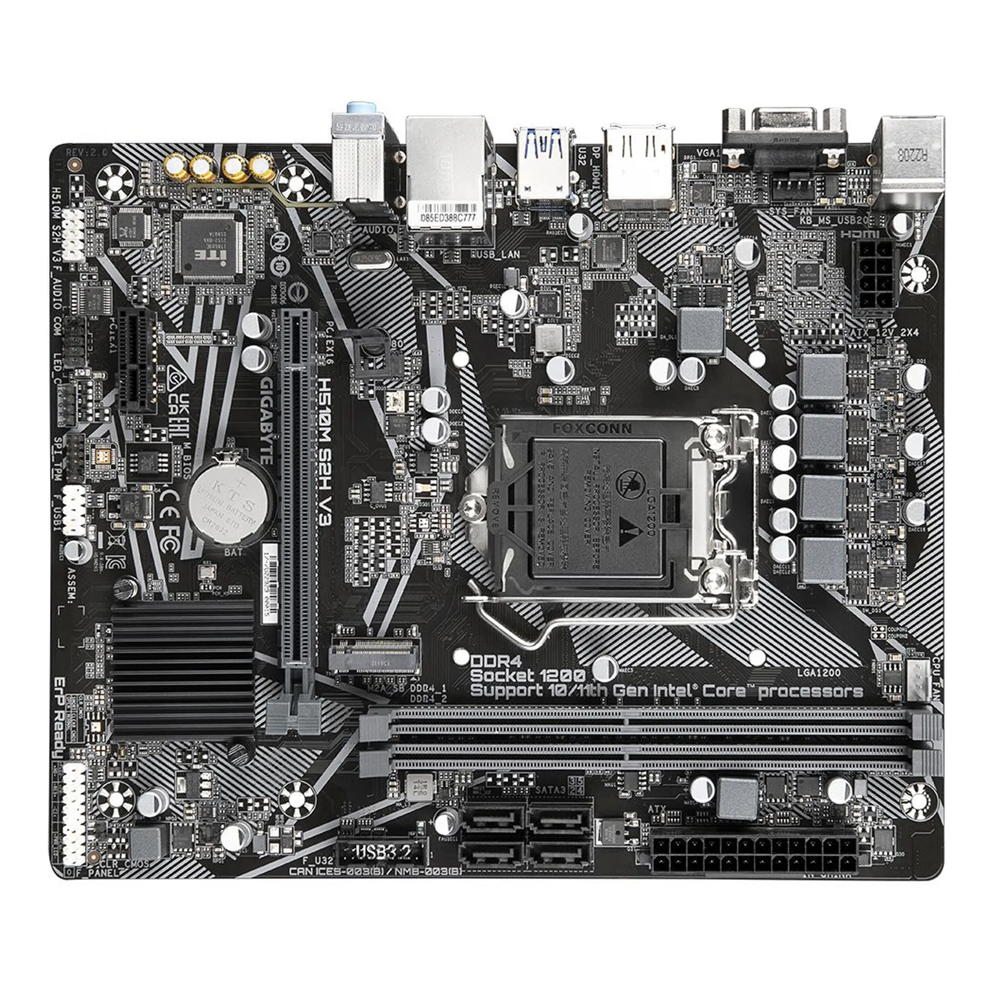 Купити Материнська плата GIGABYTE H510M S2H V3 - фото 3