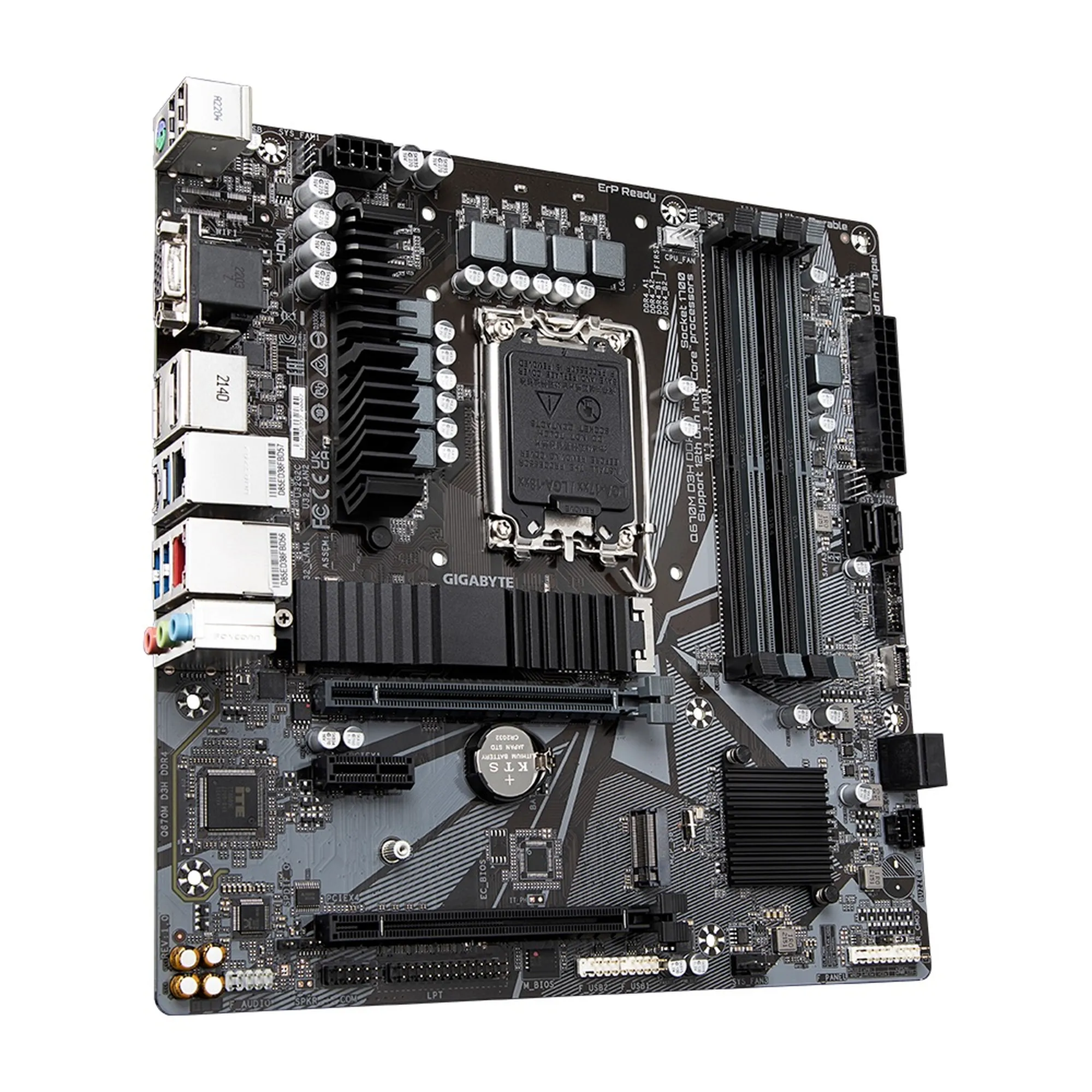 Купити Материнська плата GIGABYTE Q670M D3H DDR4 - фото 2