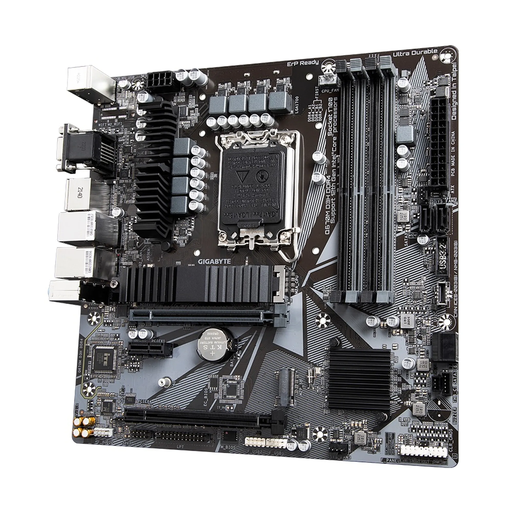 Купити Материнська плата GIGABYTE Q670M D3H DDR4 - фото 3