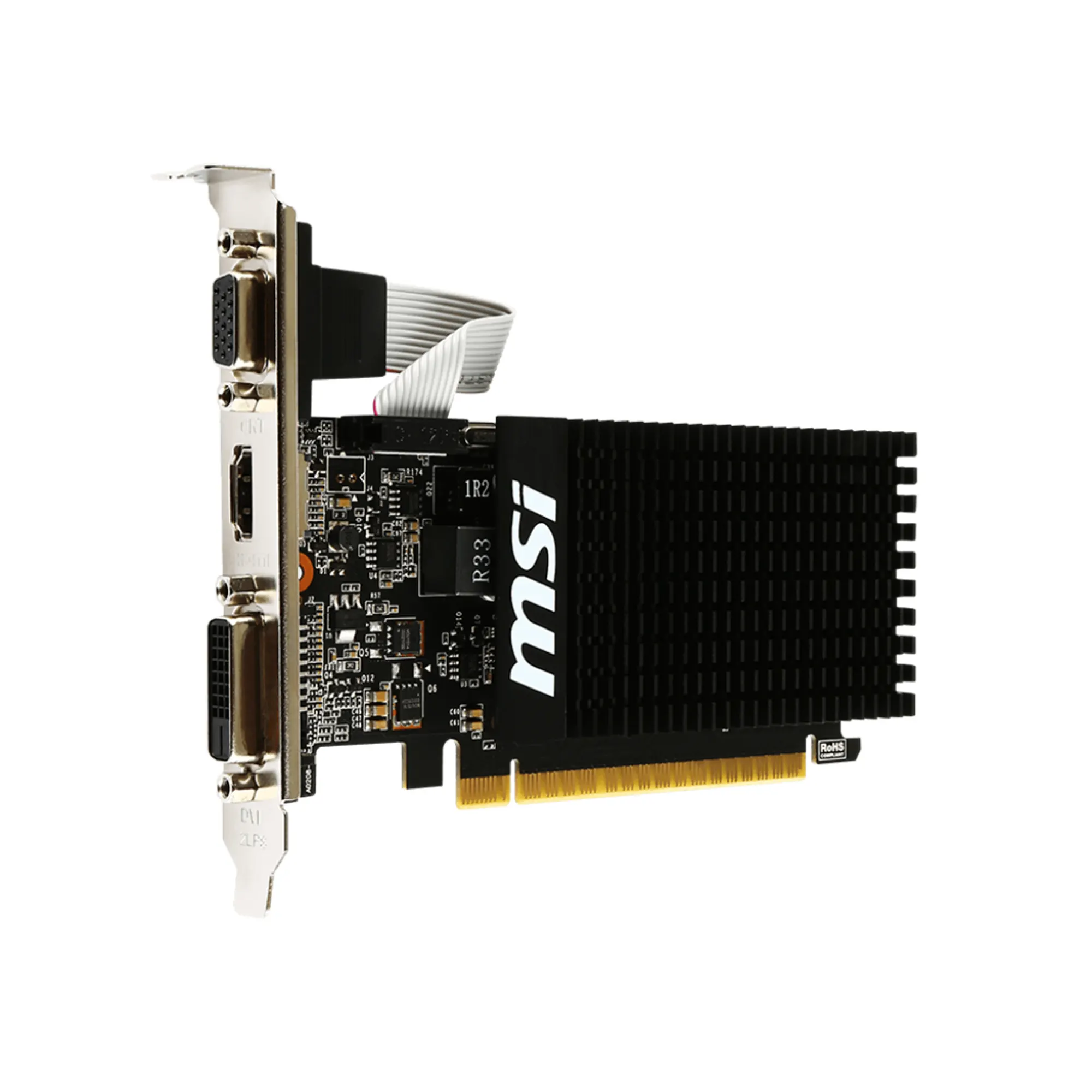 Купить Видеокарта MSI GeForce GT 710 2GD3H LP - фото 2