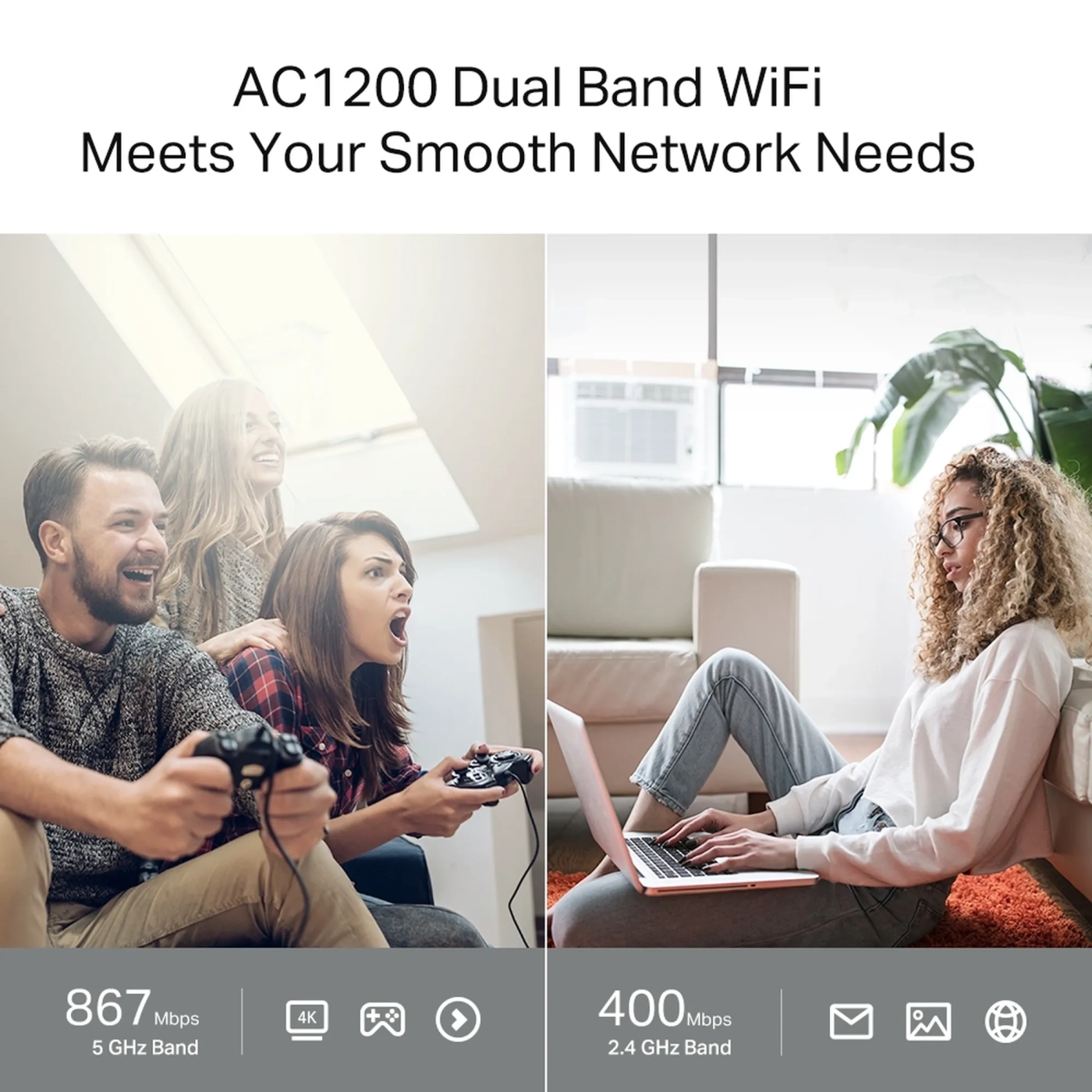 Купити Маршрутизатор TP-LINK Archer A64 - фото 5