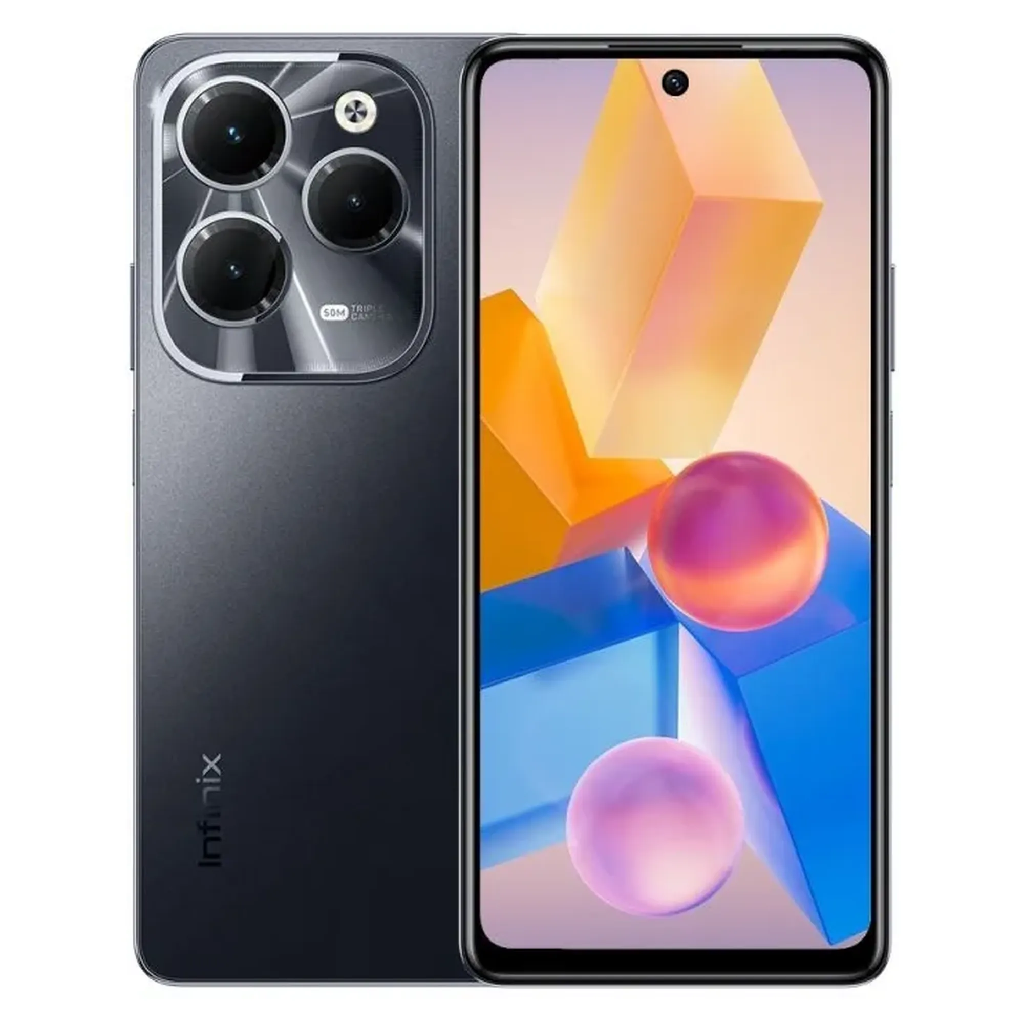 Купити Смартфон Infinix Hot 40 (X6836) 8/256Gb NFC Starlit Black (4894947012082) - фото 1