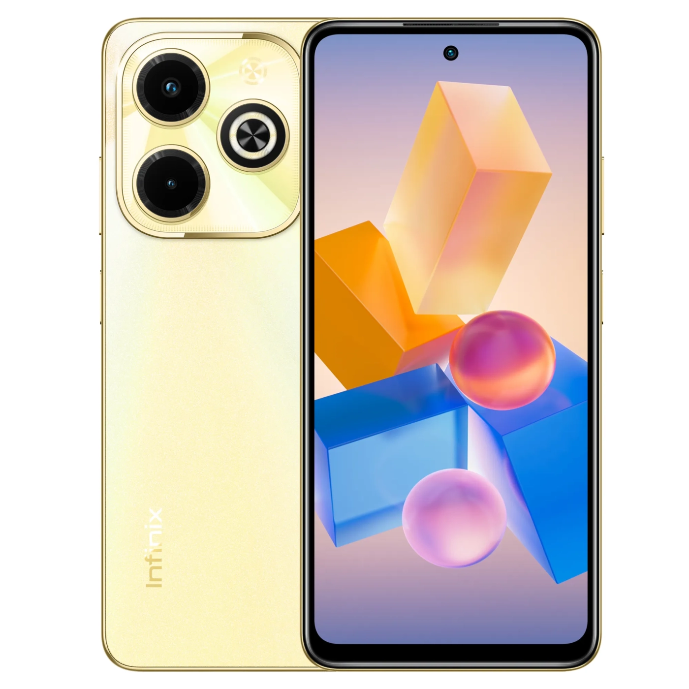 Купить Смартфон Infinix Hot 40i (X6528) 4/128Gb NFC Horizon Gold (4894947012839) - фото 1