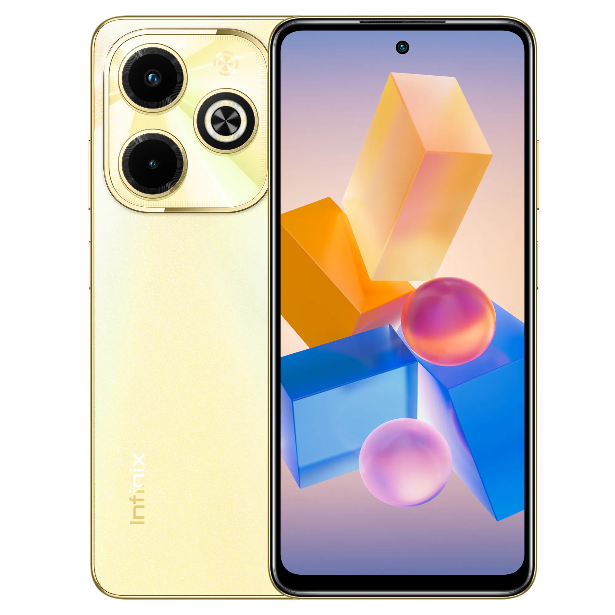 Купить Смартфон Infinix Hot 40i (X6528) 4/128Gb NFC Horizon Gold (4894947012839) - фото 1