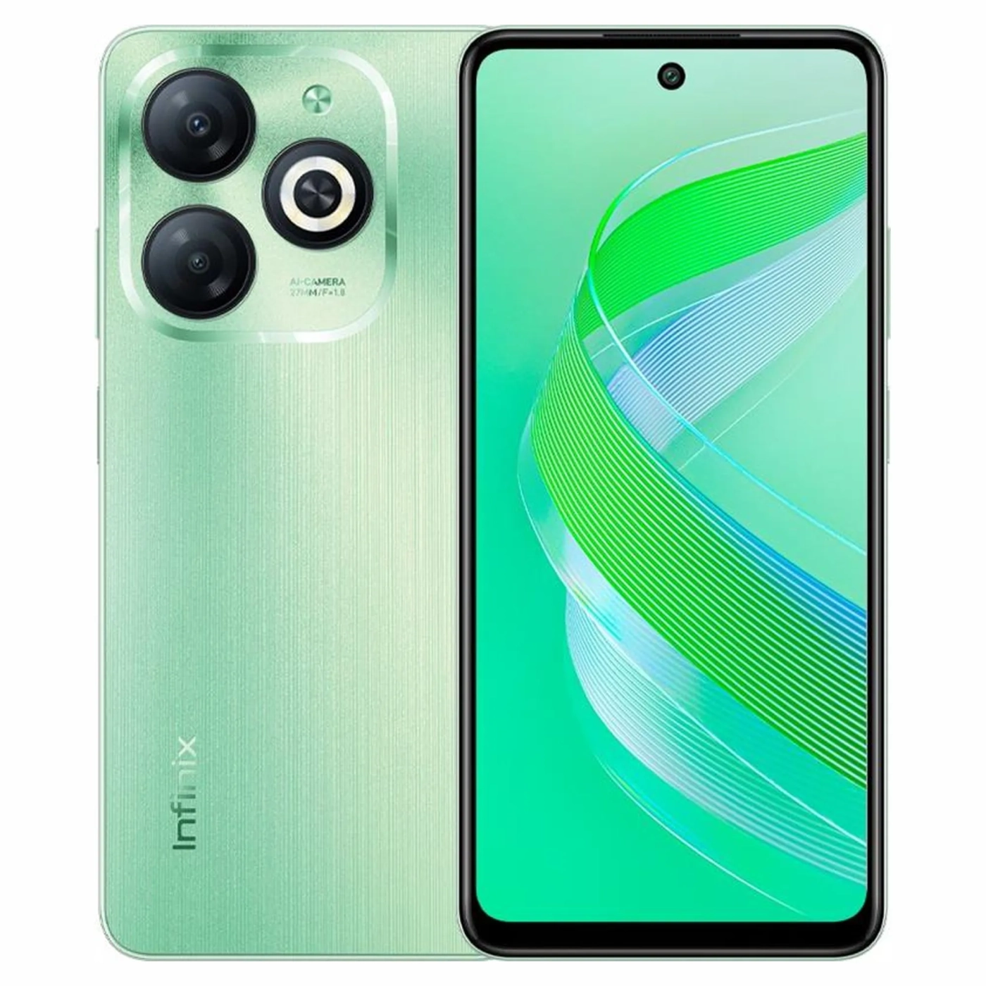 Купити Смартфон Infinix Smart 8 (X6525) 4/128Gb Crystal Green (4894947010460) - фото 1