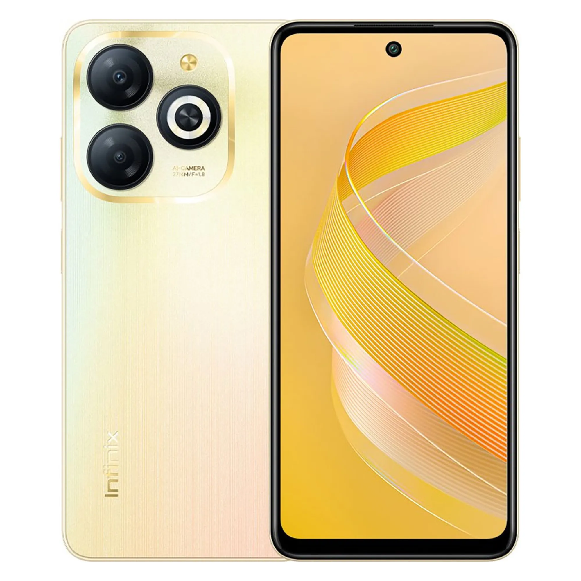 Купить Смартфон Infinix Smart 8 (X6525) 4/128Gb Shinny Gold (4894947010477) - фото 1
