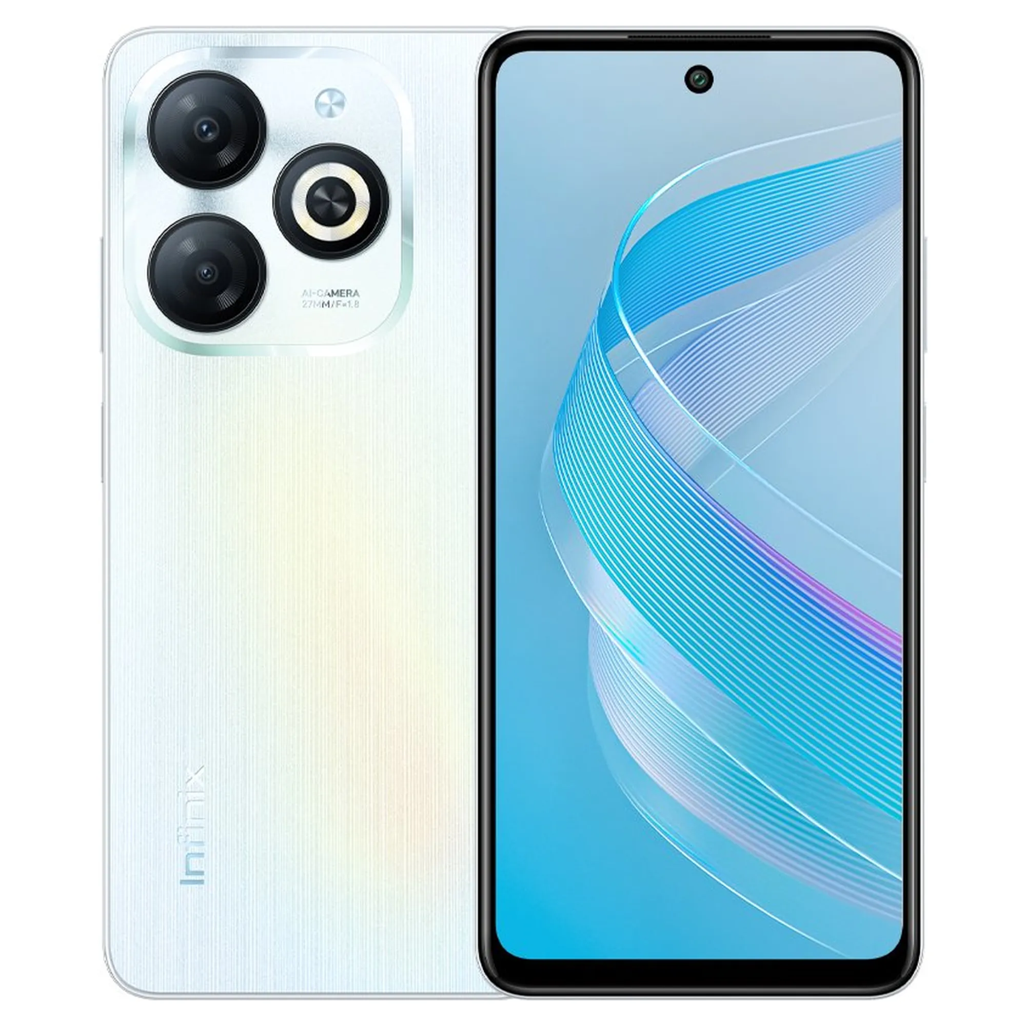 Купить Смартфон Infinix Smart 8 (X6525) 4/64Gb Galaxy White (4894947015083) - фото 1