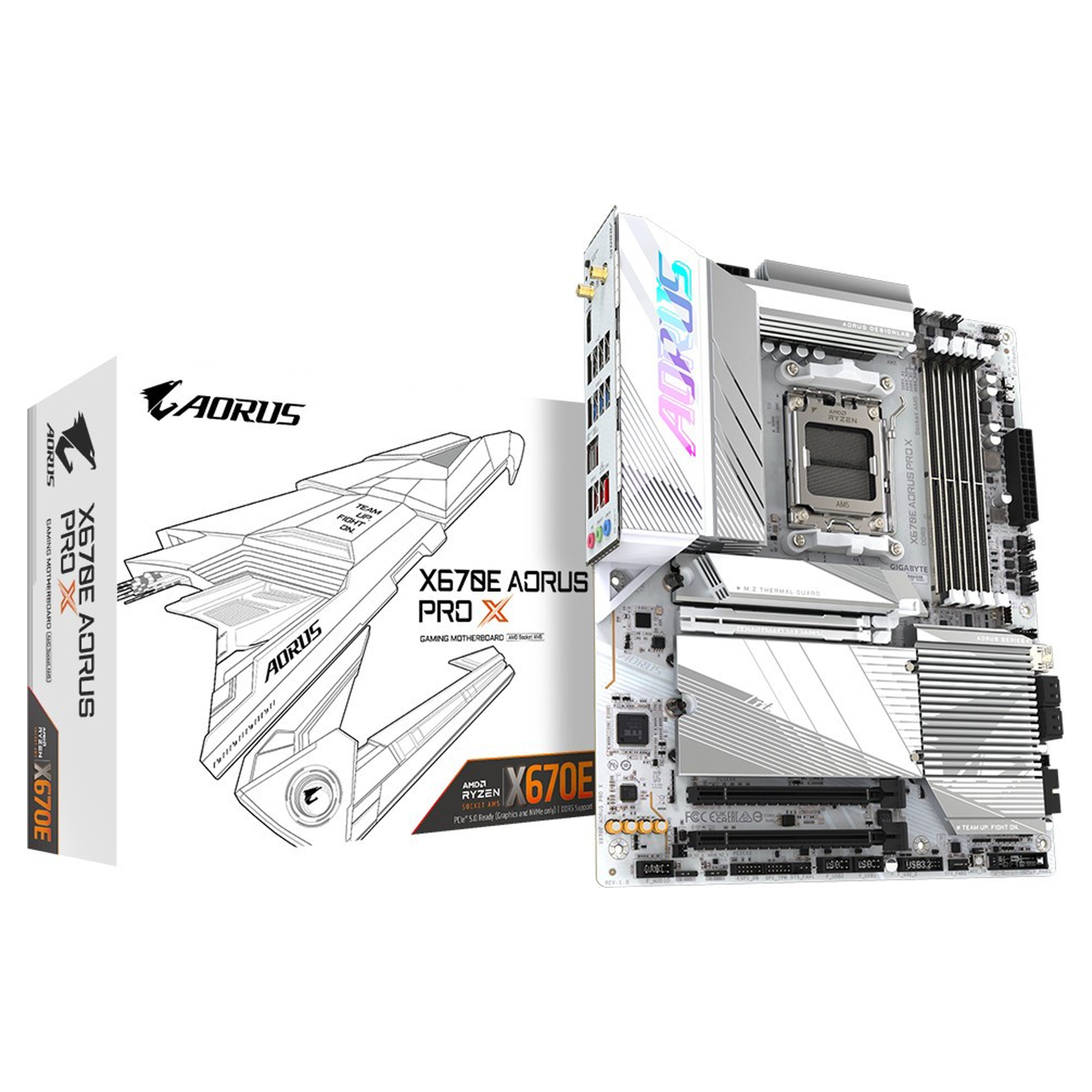 Купить Материнская плата GIGABYTE X670E AORUS PRO X - фото 6
