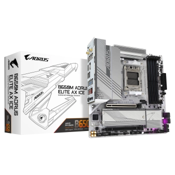 Купить Материнская плата GIGABYTE B650M AORUS ELITE AX ICE - фото 6