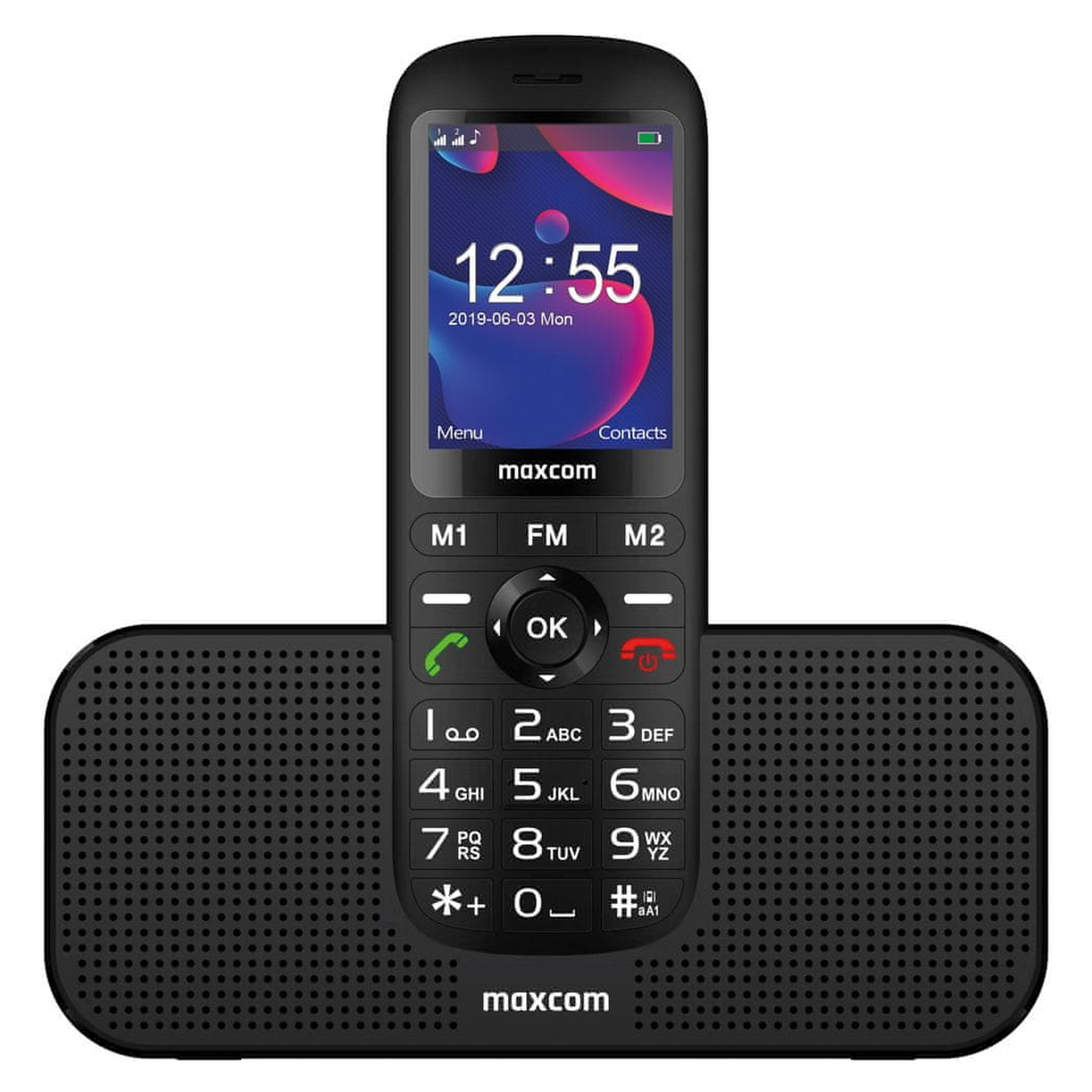 Купить Мобильный телефон Maxcom MM740 Black (5908235975641) - фото 1