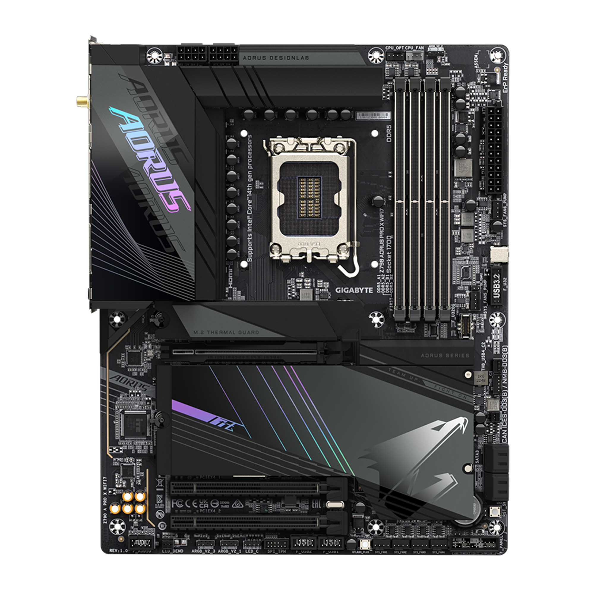 Купить Материнская плата GIGABYTE Z790 AORUS PRO X WIFI7 - фото 2