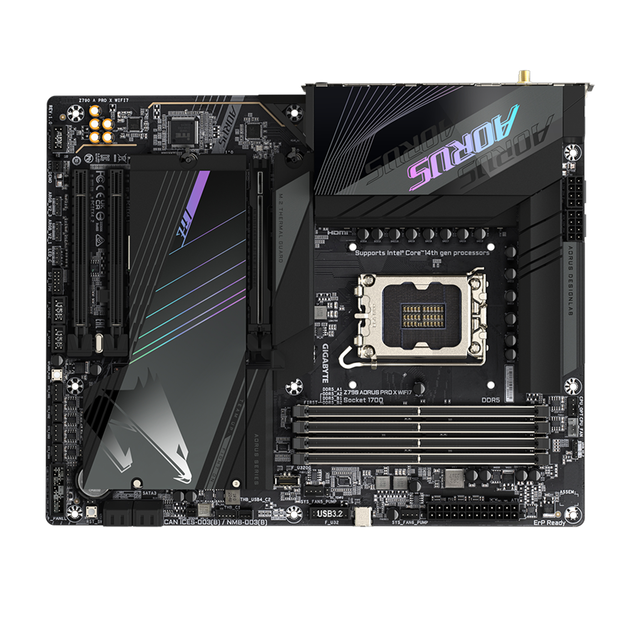 Купить Материнская плата GIGABYTE Z790 AORUS PRO X WIFI7 - фото 4