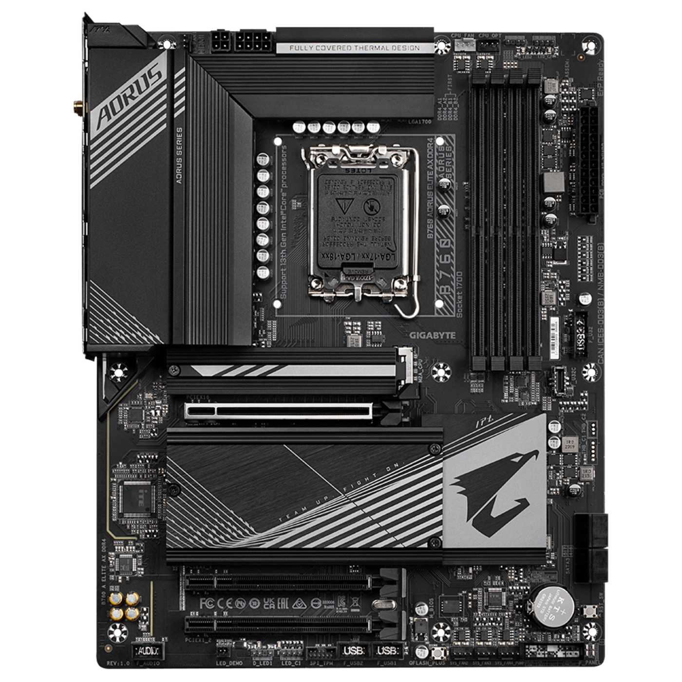 Купить Материнская плата GIGABYTE B760 AORUS ELITE AX DDR4 - фото 2