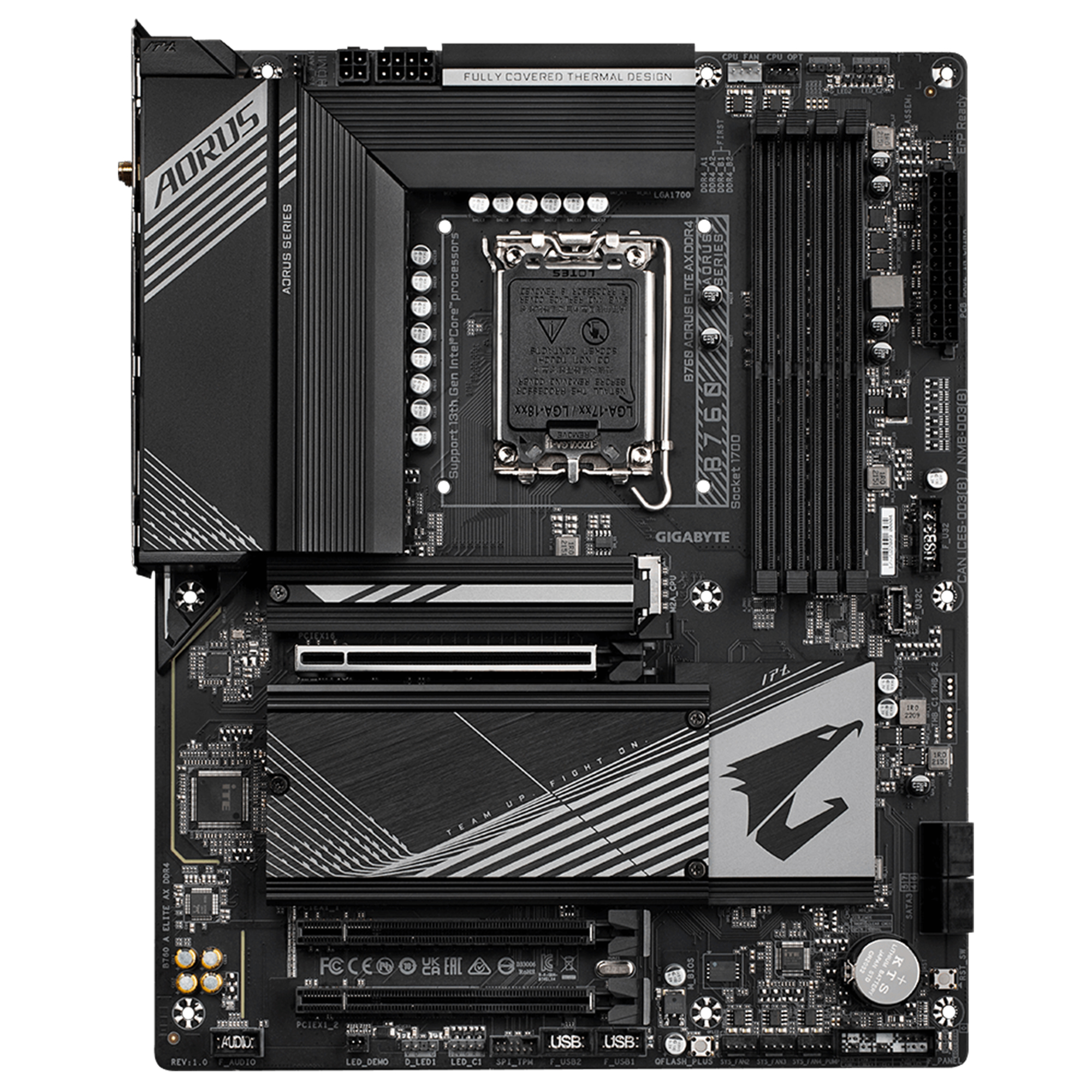 Купить Материнская плата GIGABYTE B760 AORUS ELITE AX DDR4 - фото 2