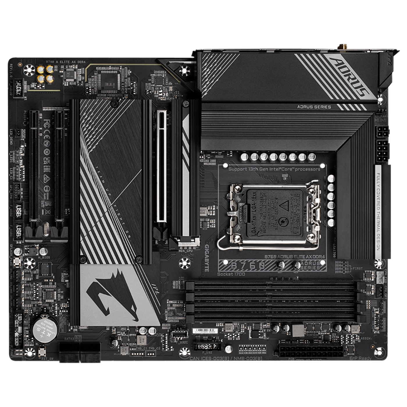 Купить Материнская плата GIGABYTE B760 AORUS ELITE AX DDR4 - фото 4