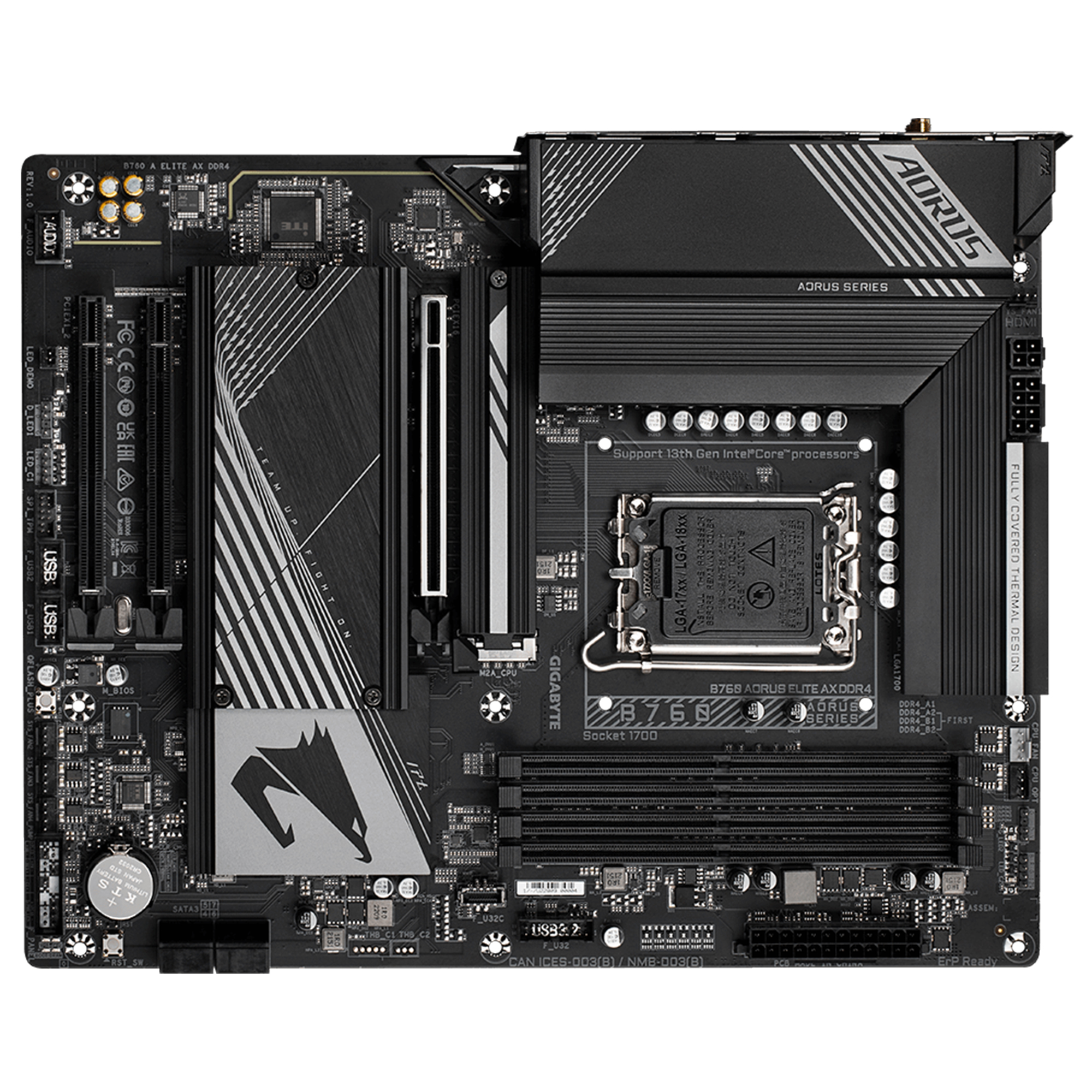 Купить Материнская плата GIGABYTE B760 AORUS ELITE AX DDR4 - фото 4