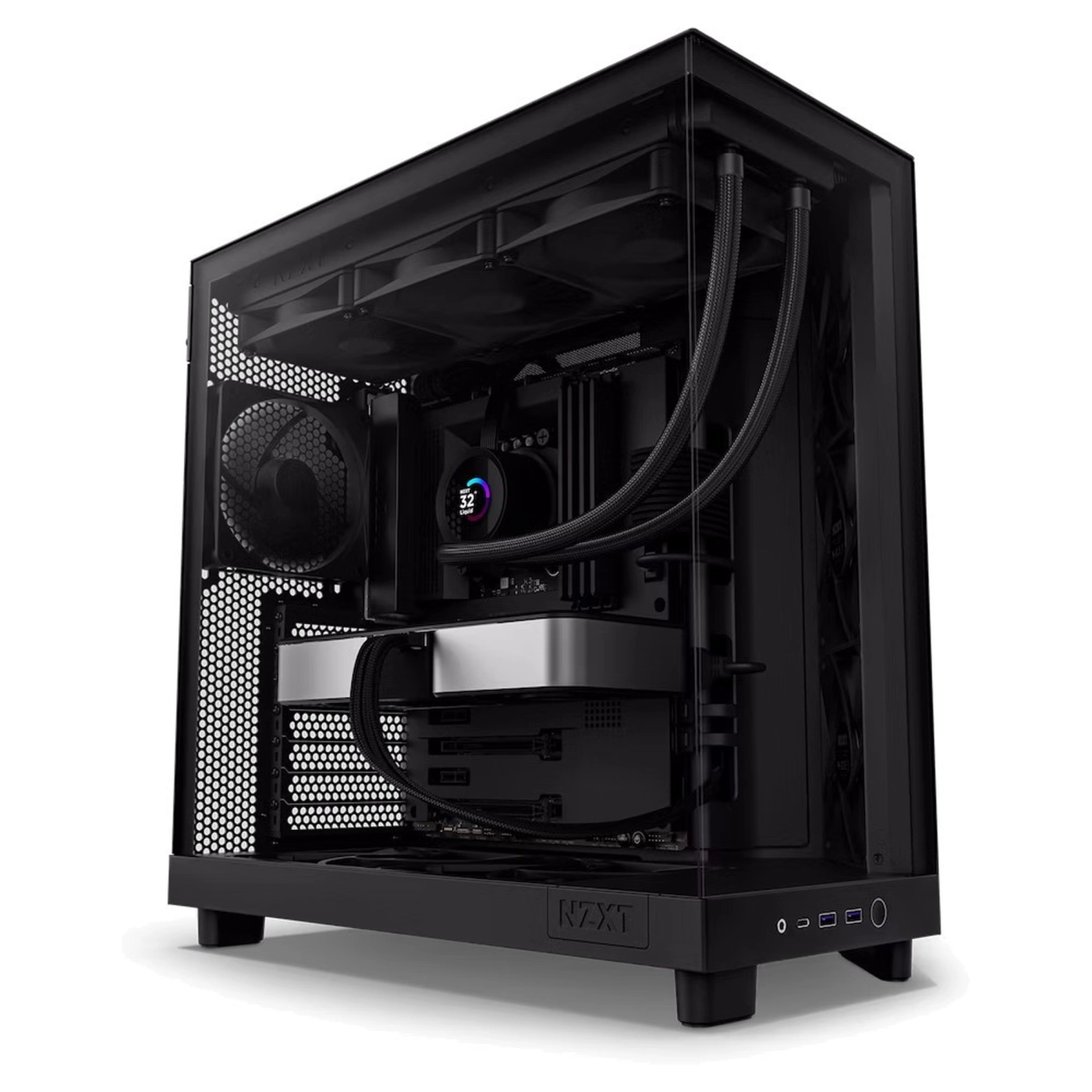 Купить Корпус NZXT H6 Flow Black (CC-H61FB-01) - фото 1