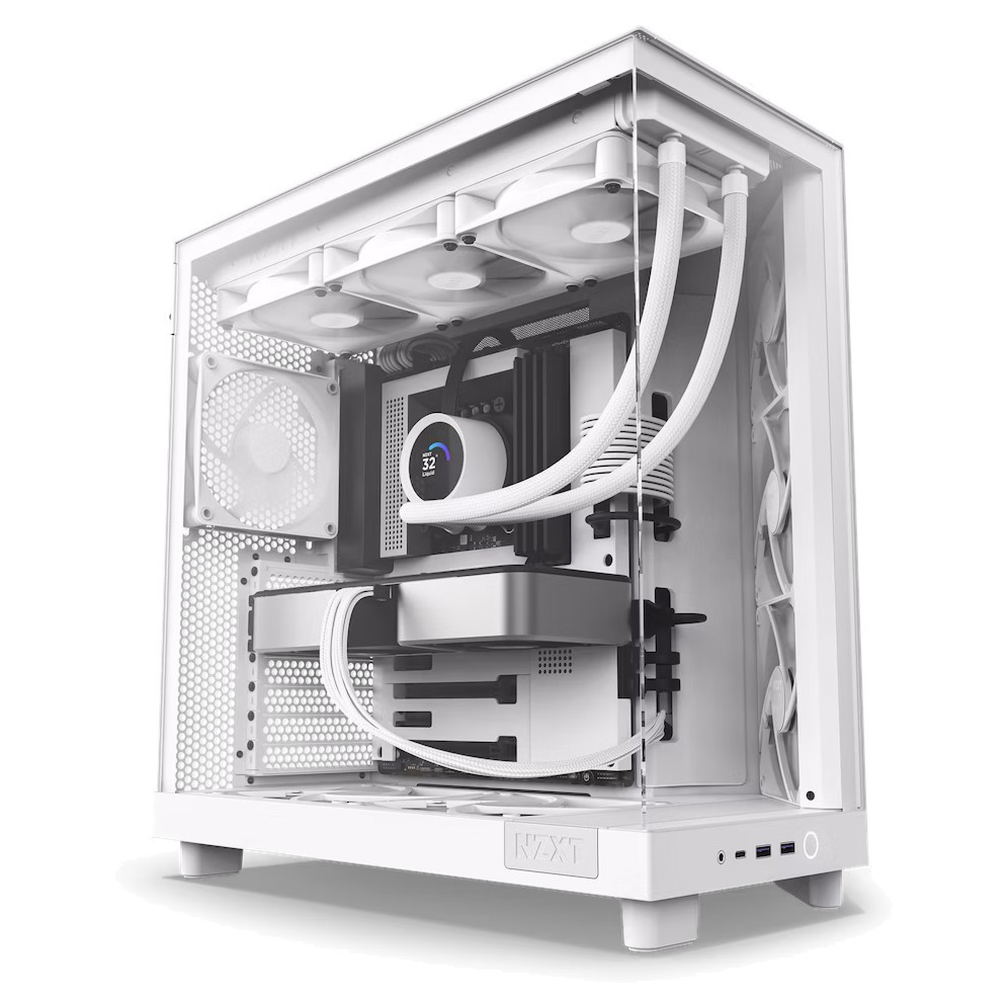 Купить Корпус NZXT H6 Flow White (CC-H61FW-01) - фото 1