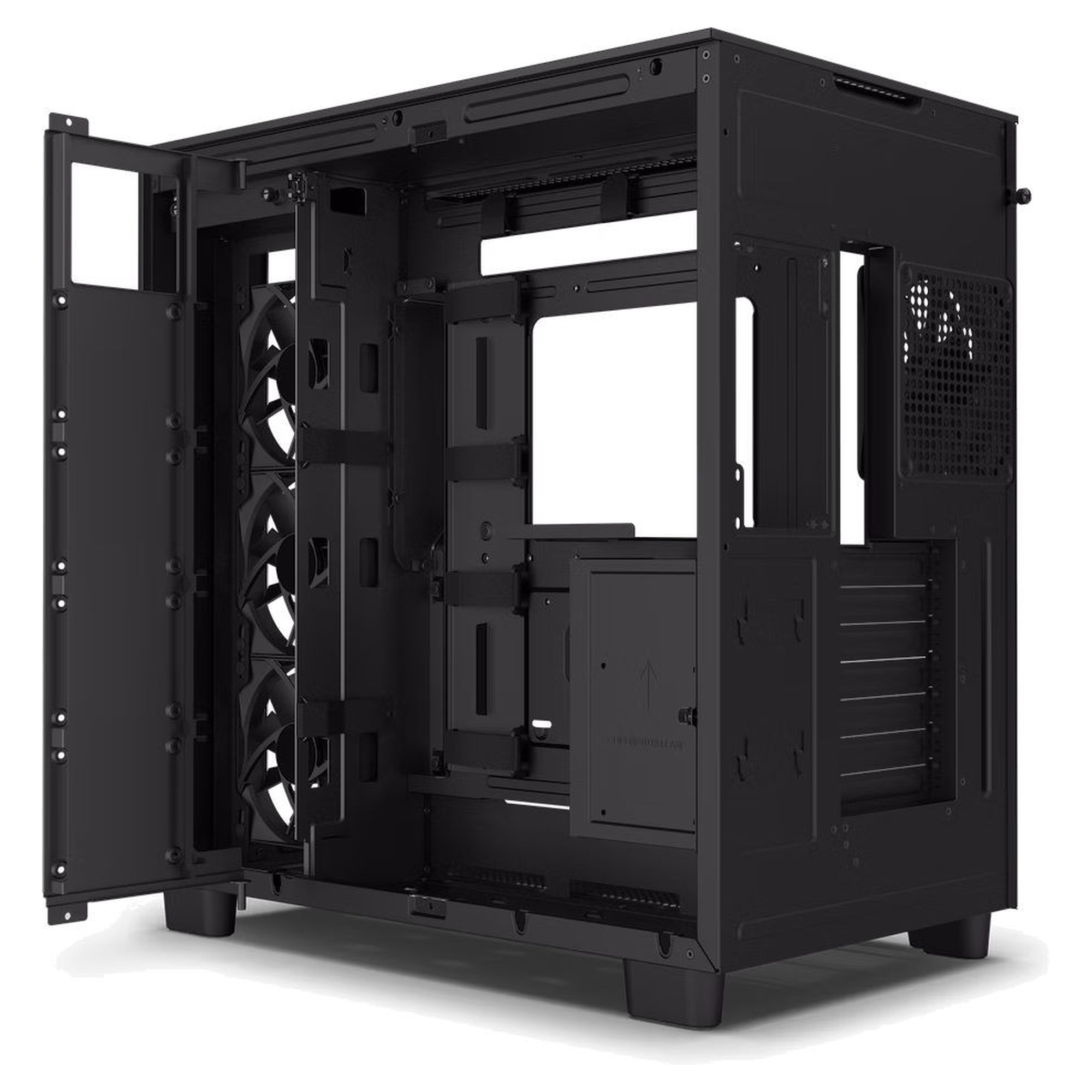 Купить Корпус NZXT H9 Flow Tempered Glass (CM-H91FB-01) Black - фото 4