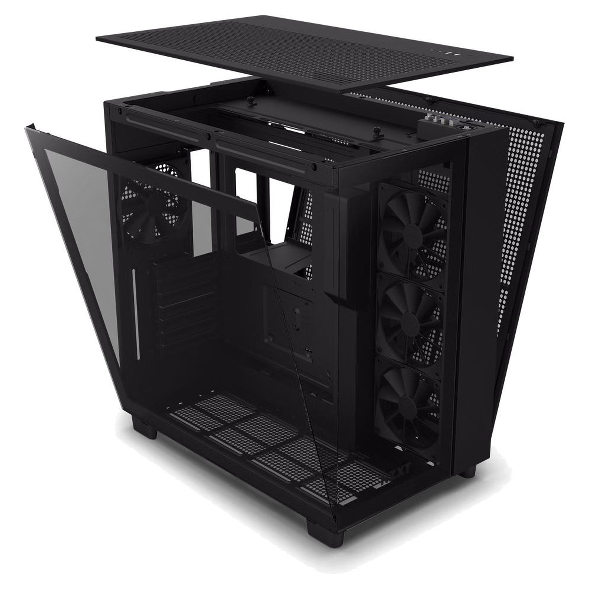 Купить Корпус NZXT H9 Flow Tempered Glass (CM-H91FB-01) Black - фото 6