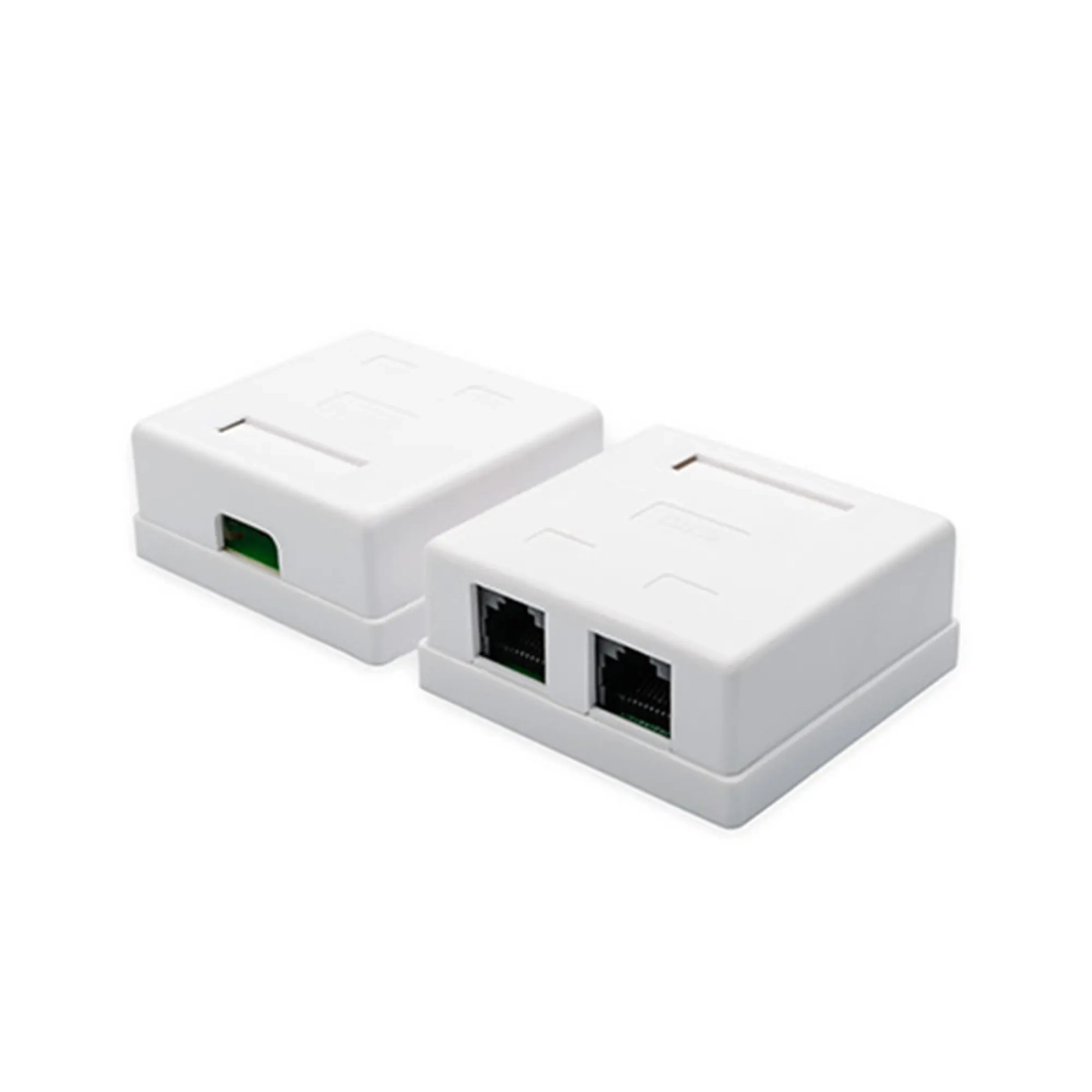 Купить Розетка ATcom 2xRJ45 UTP Cat.5e 8P8C (15254) - фото 1