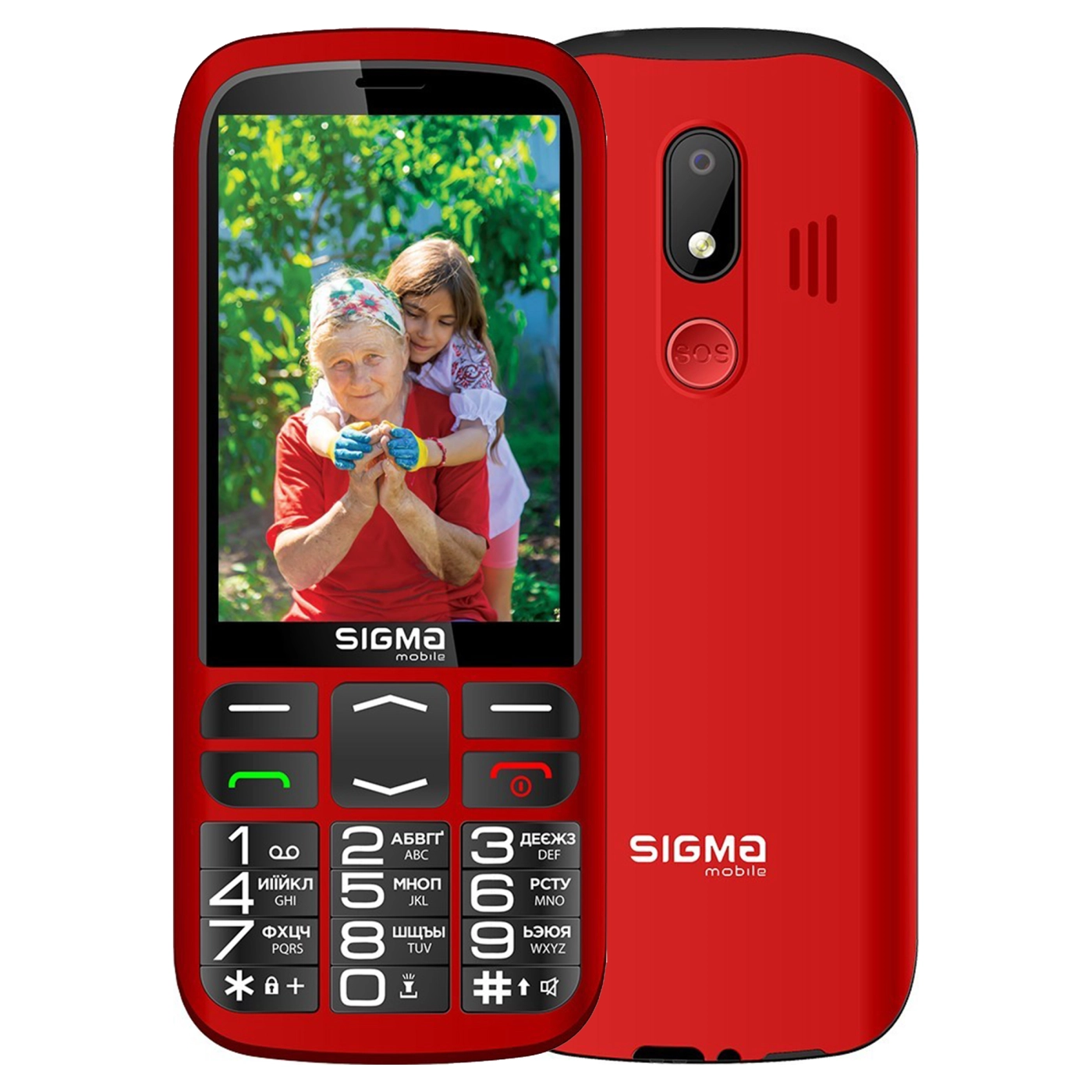 Купити Мобільний телефон Sigma Comfort 50 Optima Type-C Red (4827798122327) - фото 1