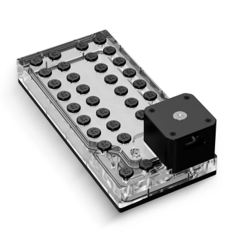 Купить Панель-резервуар EKWB EK-QuantumX Loophole Distroplate D5 PWM - Black (3831109908440) - фото 1