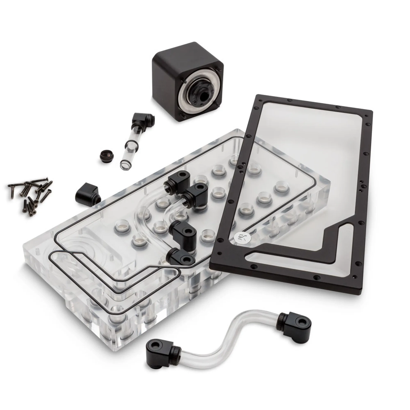 Купить Панель-резервуар EKWB EK-QuantumX Loophole Distroplate D5 PWM - Black (3831109908440) - фото 5