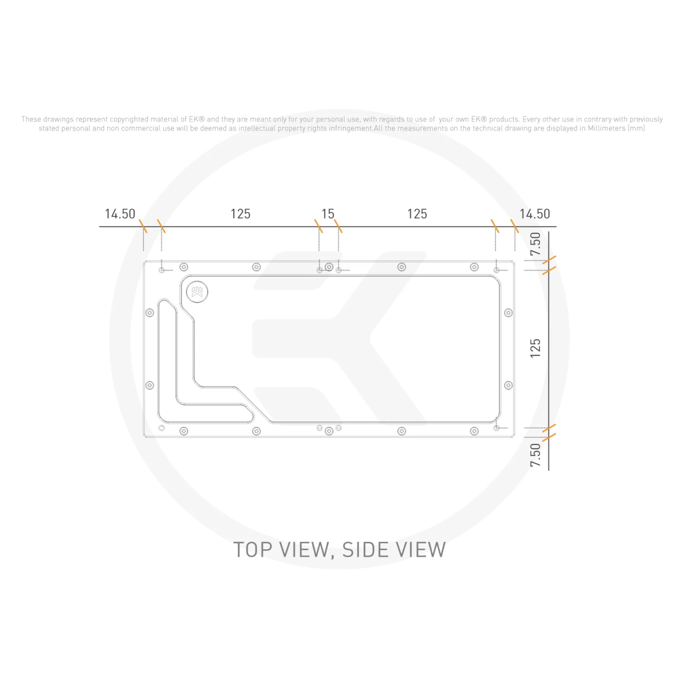 Купить Панель-резервуар EKWB EK-QuantumX Loophole Distroplate D5 PWM - Black (3831109908440) - фото 6