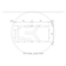 Купить Панель-резервуар EKWB EK-QuantumX Loophole Distroplate D5 PWM - Black (3831109908440) - фото 6