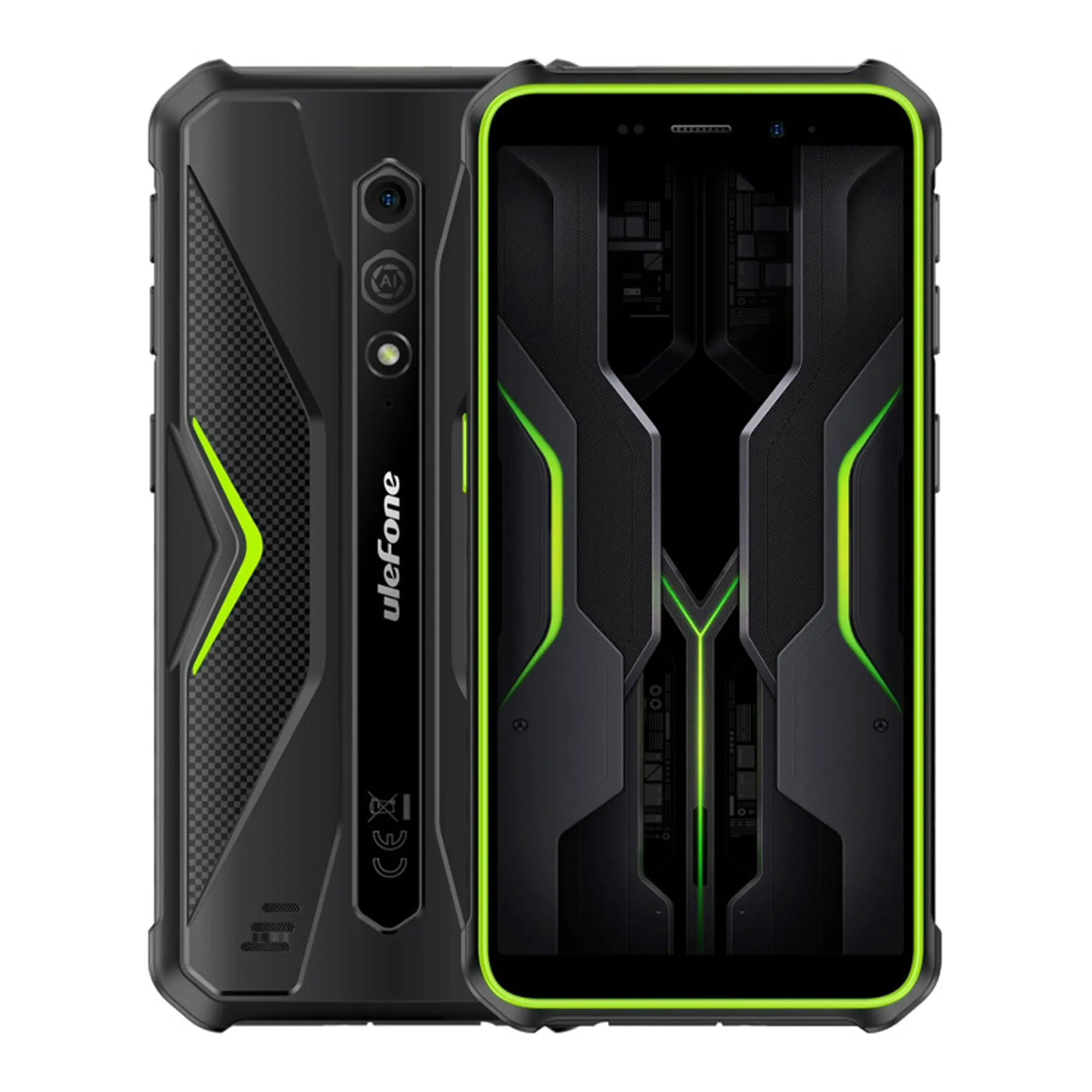 Купить Смартфон Ulefone Armor X12 Pro 4/64GB Black-Green (6937748735526) - фото 1